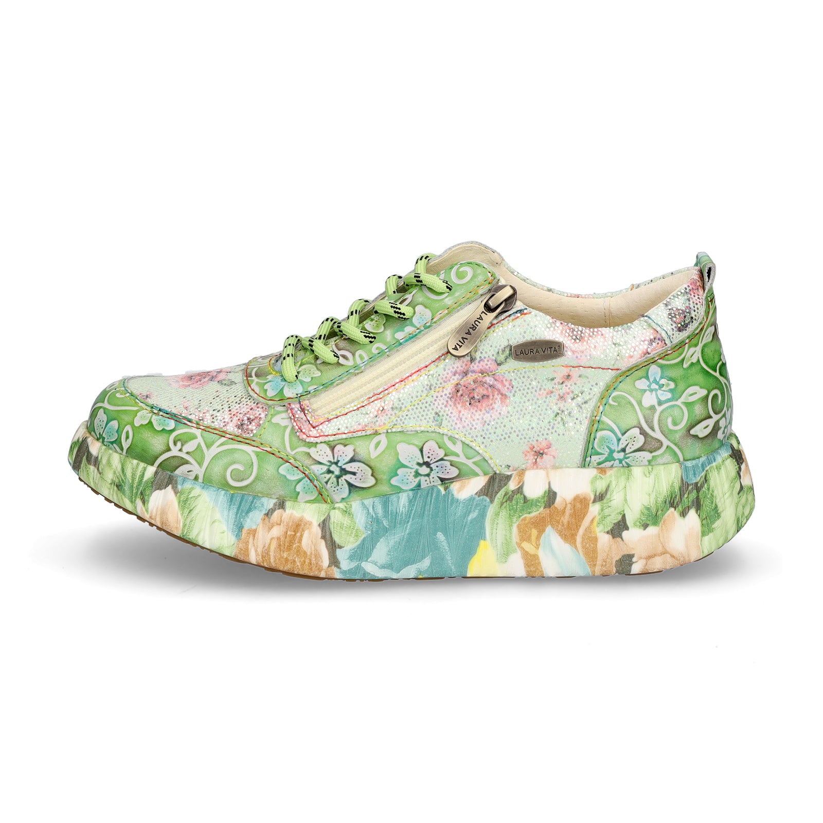 Laura Vita Damen Sneaker grün