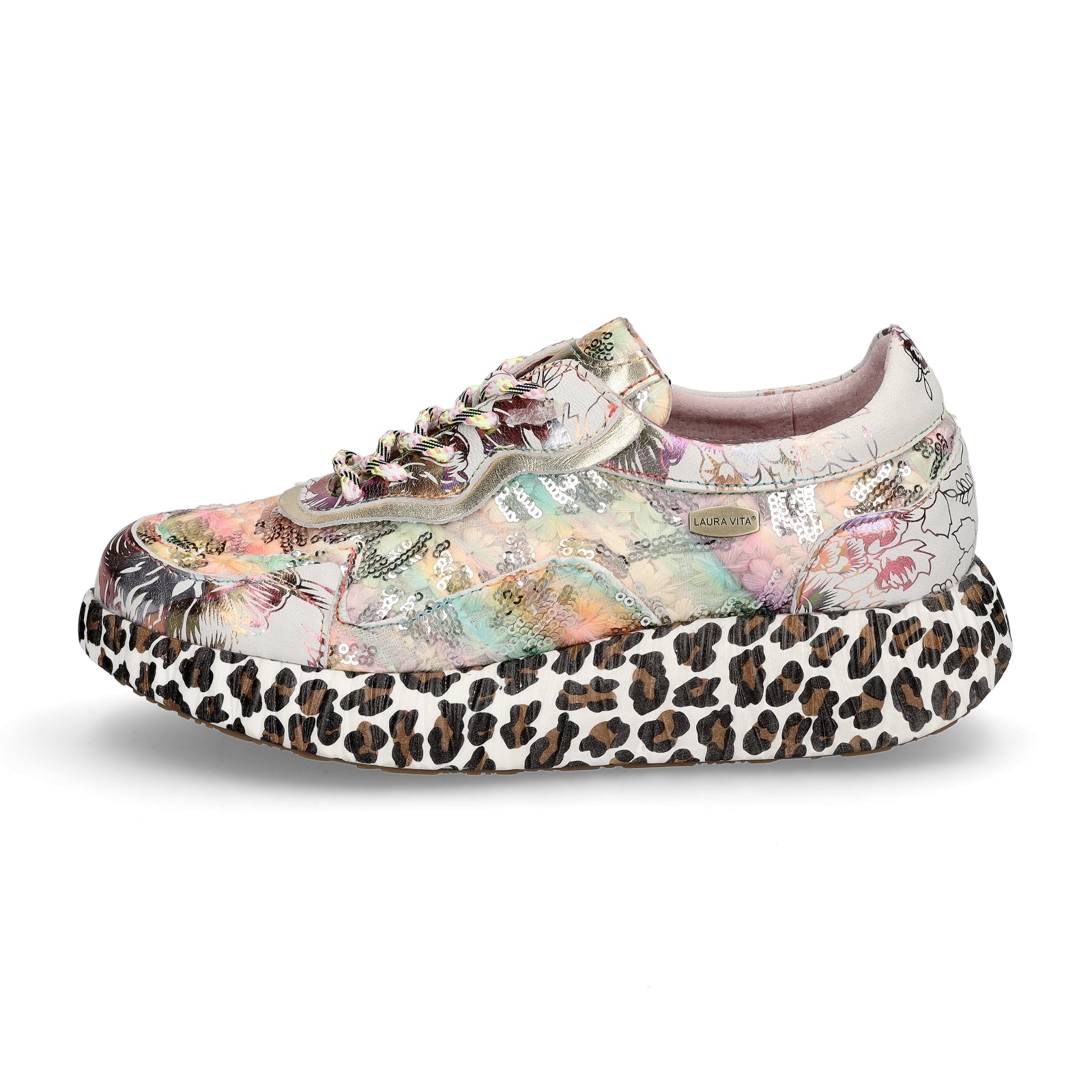 Laura Vita Damen Sneaker beige