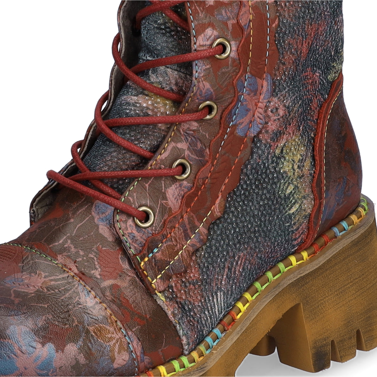 Laura Vita Damen Schnürboot bordeaux