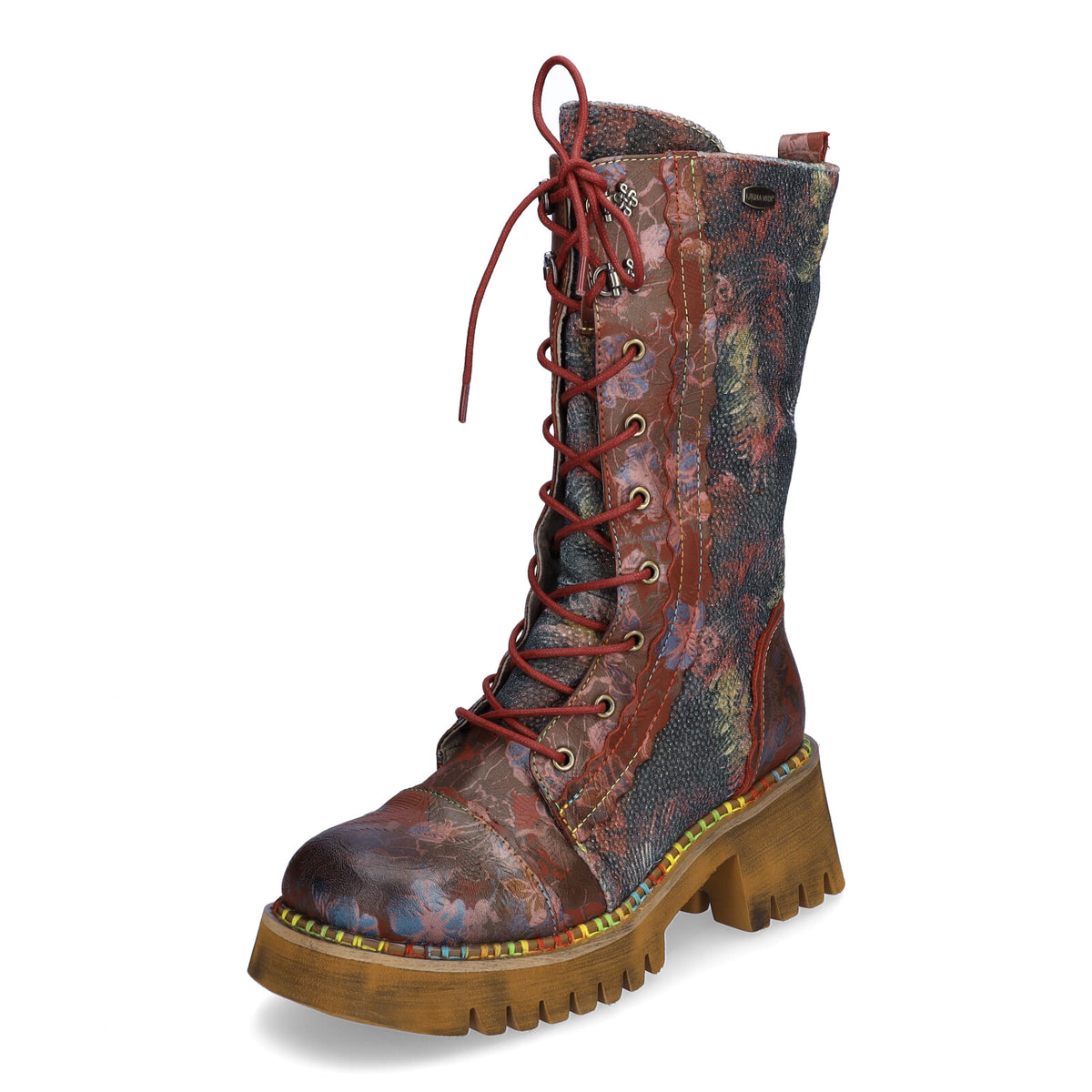 Laura Vita Damen Schnürboot bordeaux