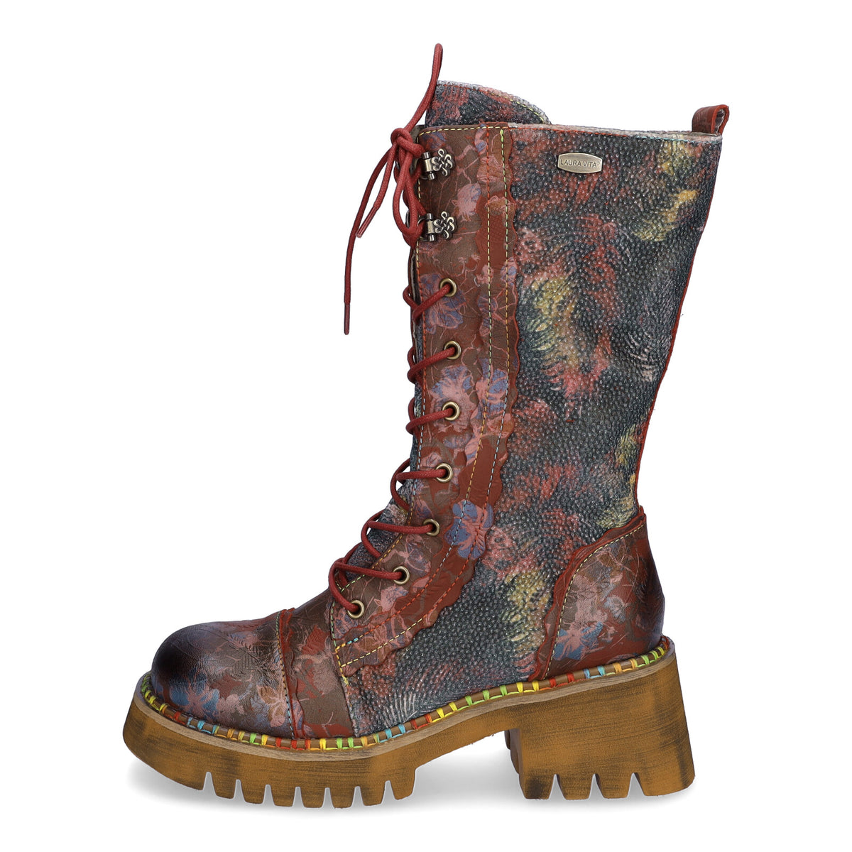 Laura Vita Damen Schnürboot bordeaux