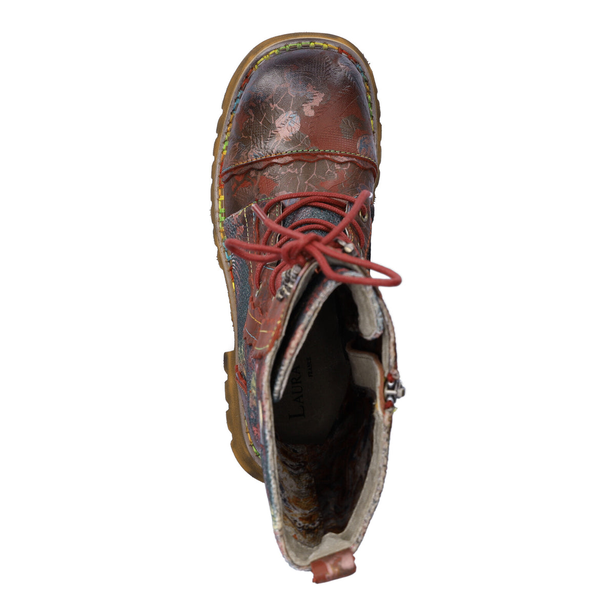 Laura Vita Damen Schnürboot bordeaux