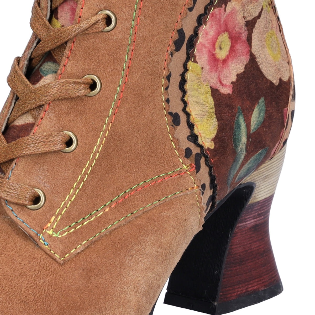 Laura Vita Damen Schnürstiefelette braun
