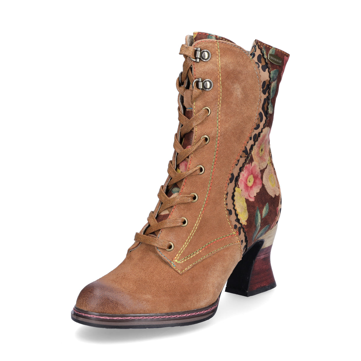 Laura Vita Damen Schnürstiefelette braun