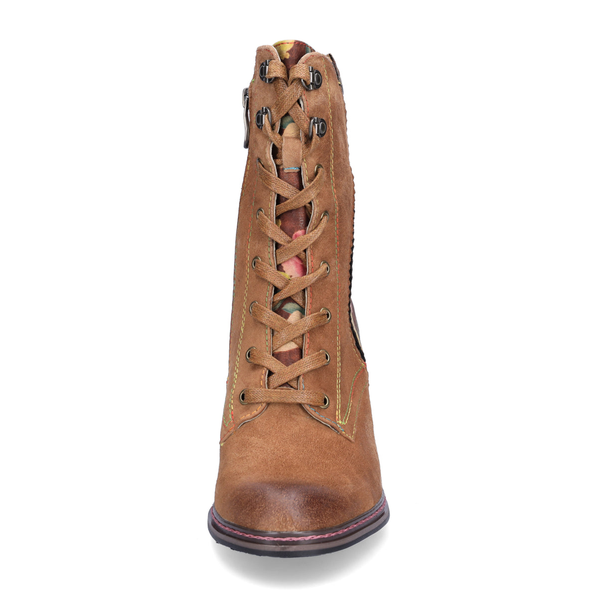 Laura Vita Damen Schnürstiefelette braun