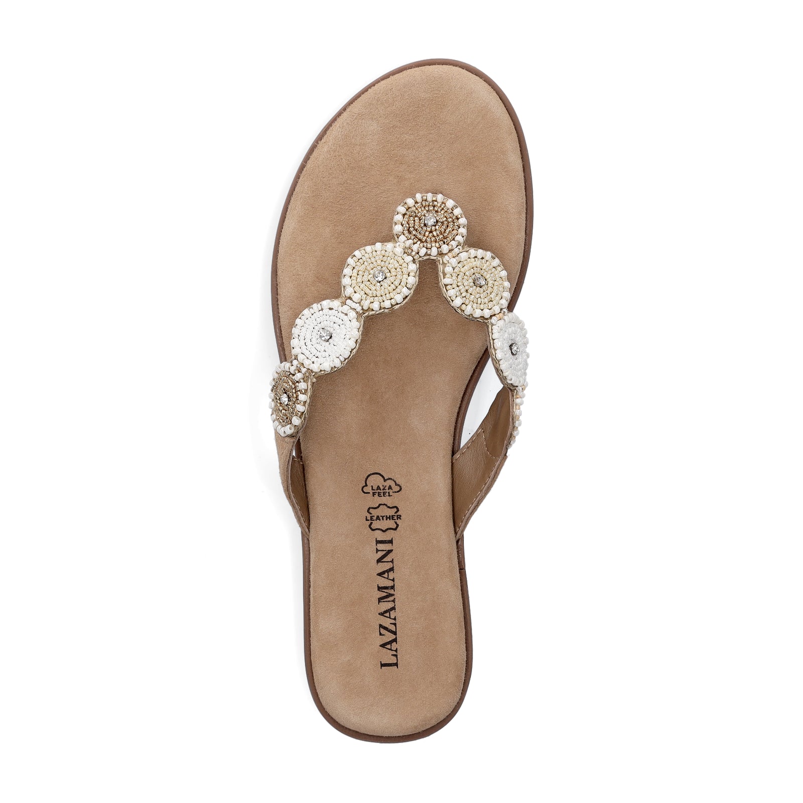 Lazamani Women's Mule Mey Beige