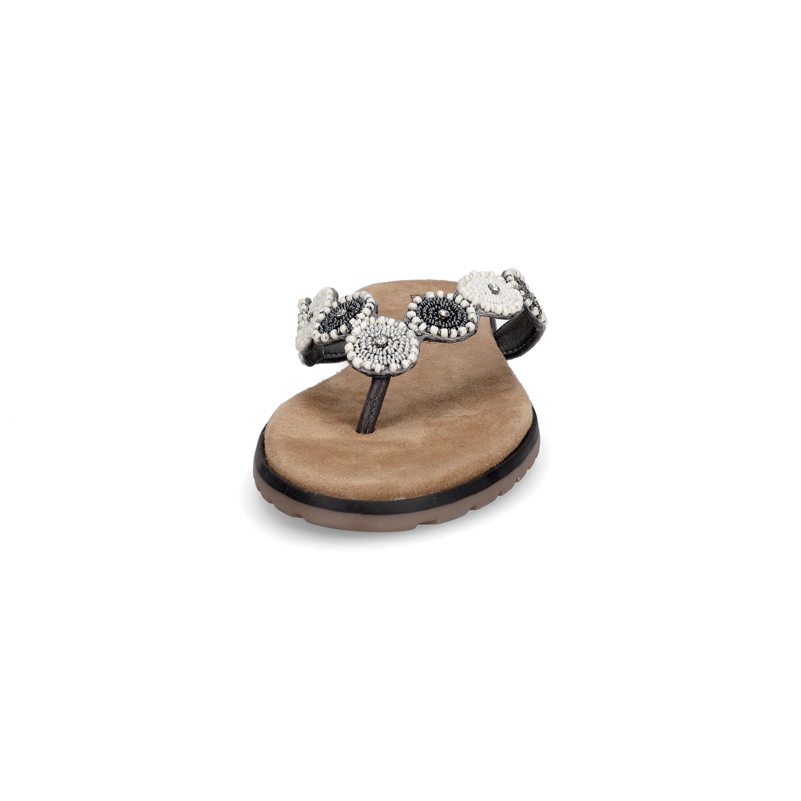 Lazamani Damen Pantolette Mey grau