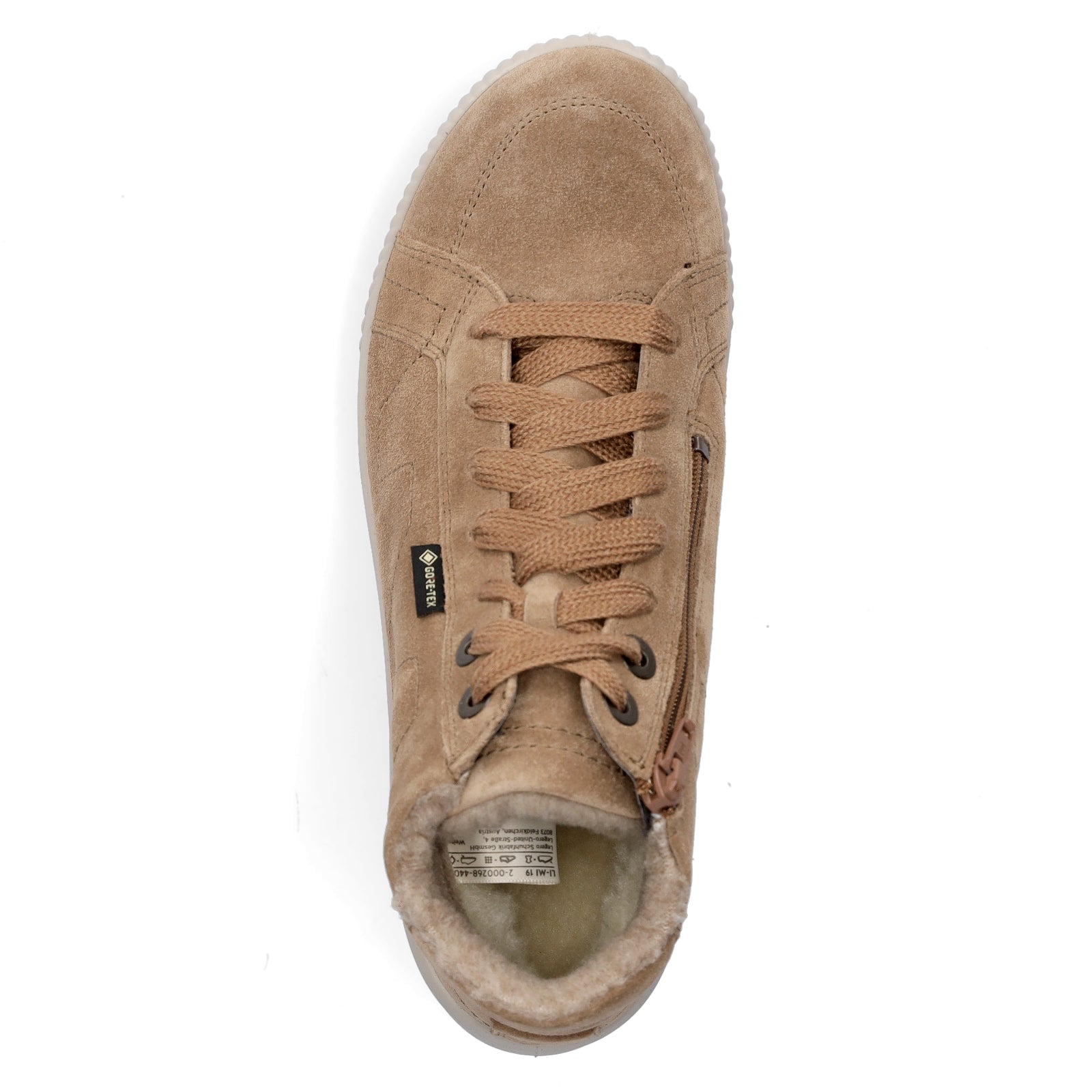 Legero women's high-top sneaker Tanaro 5.0 beige