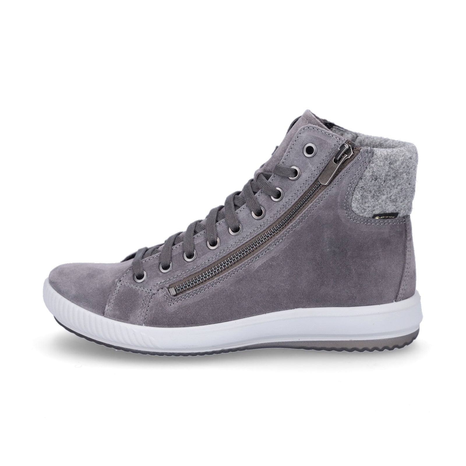 Legero Damen Leder High-Top Sneaker Tanaro 5.0 grau