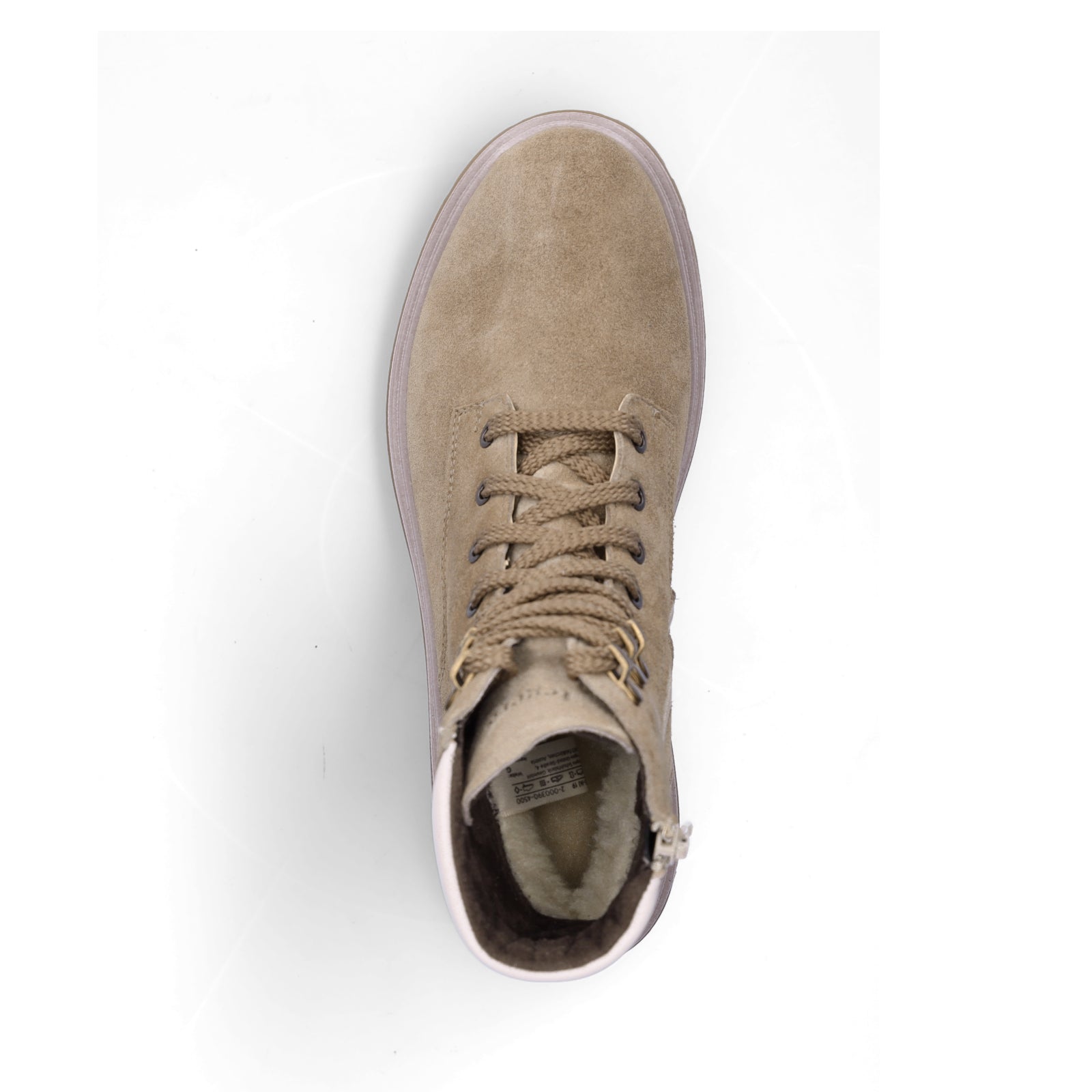 Legero women's lace-up boot Monta beige