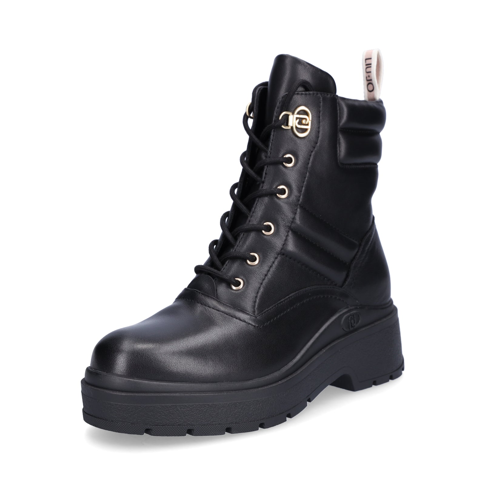 Liu Jo Damen Schnürboot Andrea 02 schwarz