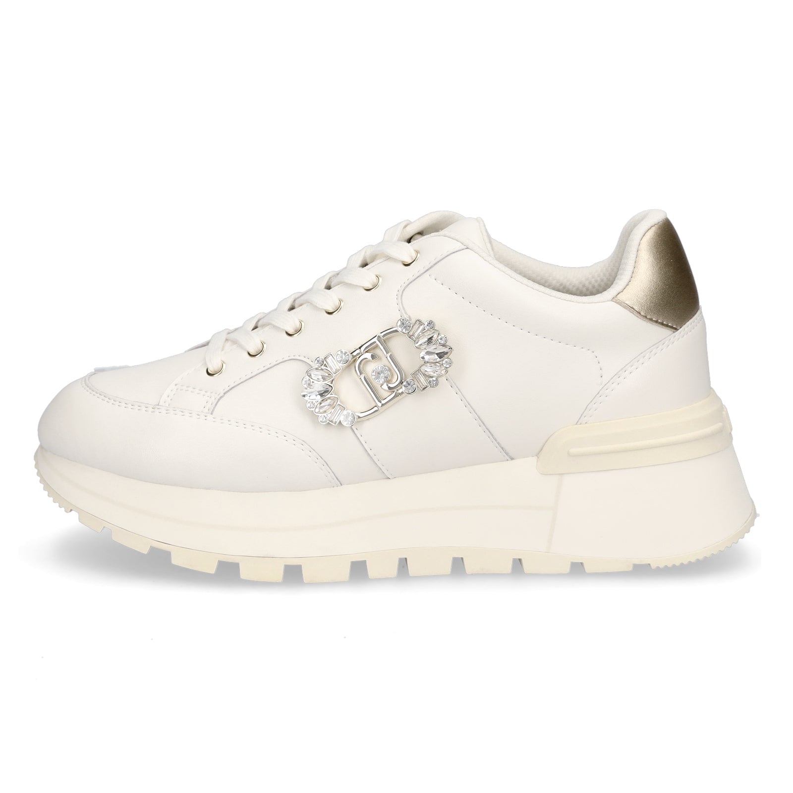 Liu Jo Damen Sneaker Amazing 41 offwhite metallic
