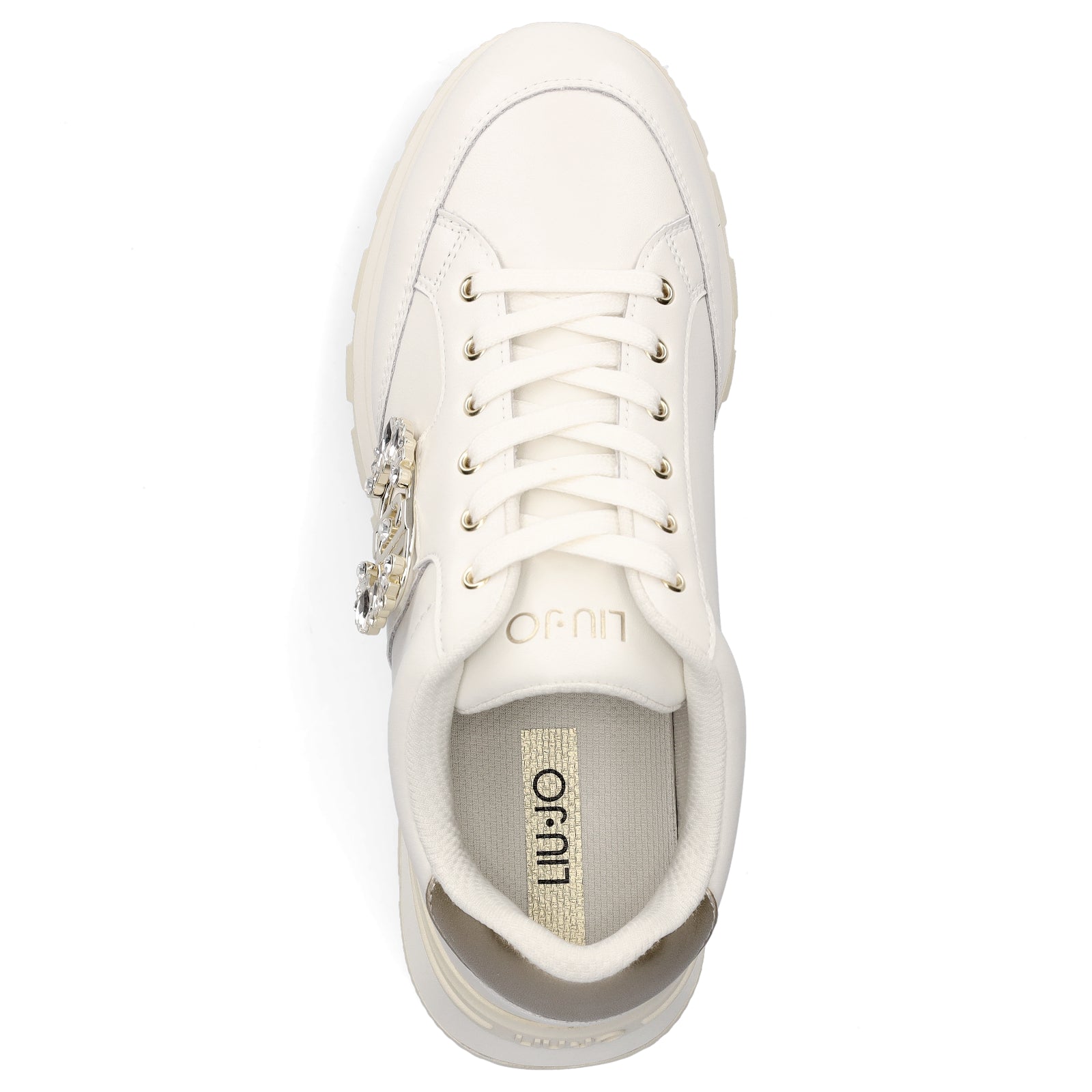 Liu Jo Damen Sneaker Amazing 41 offwhite metallic