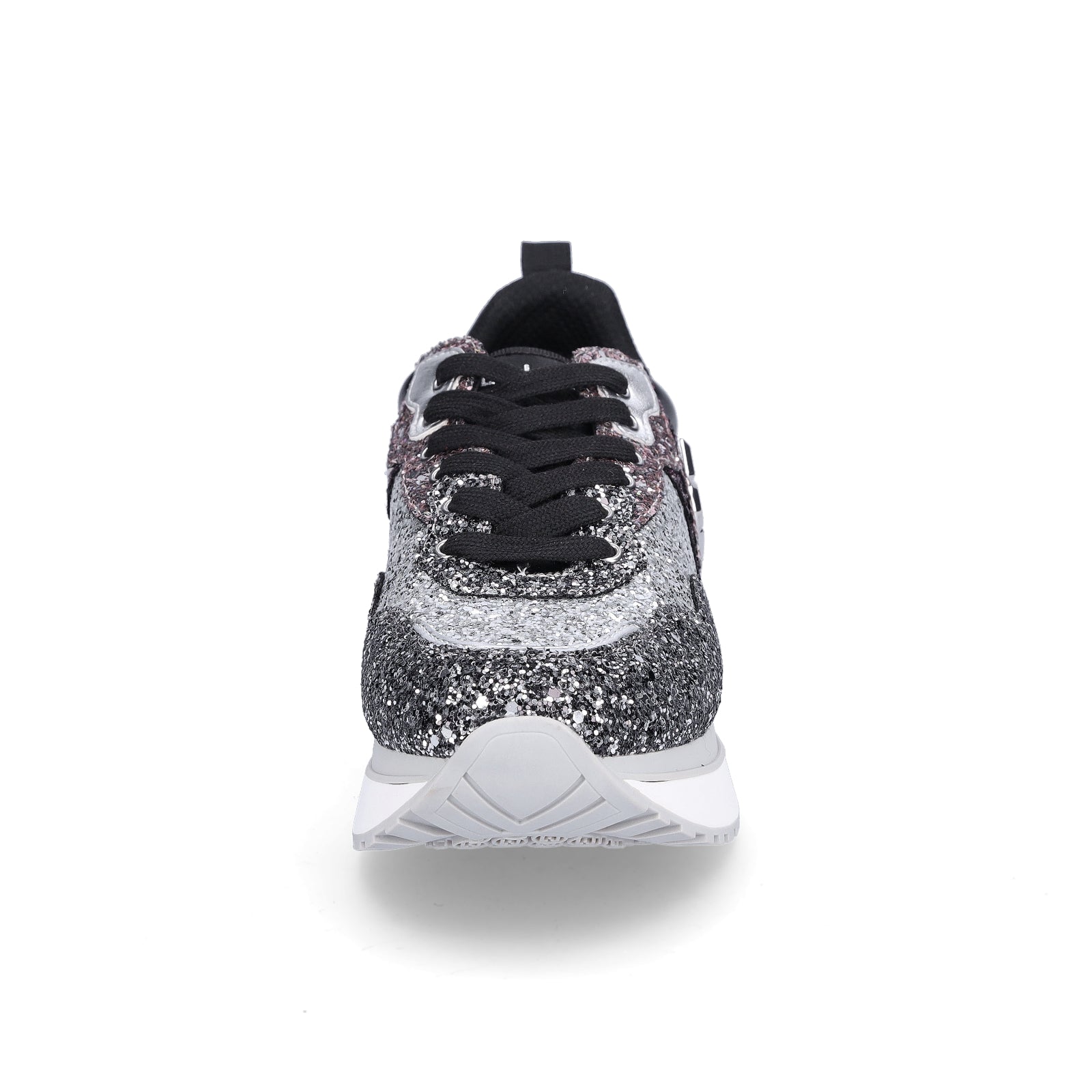 Liu Jo Damen Sneaker Maxi Wonder 01 silber schwarz