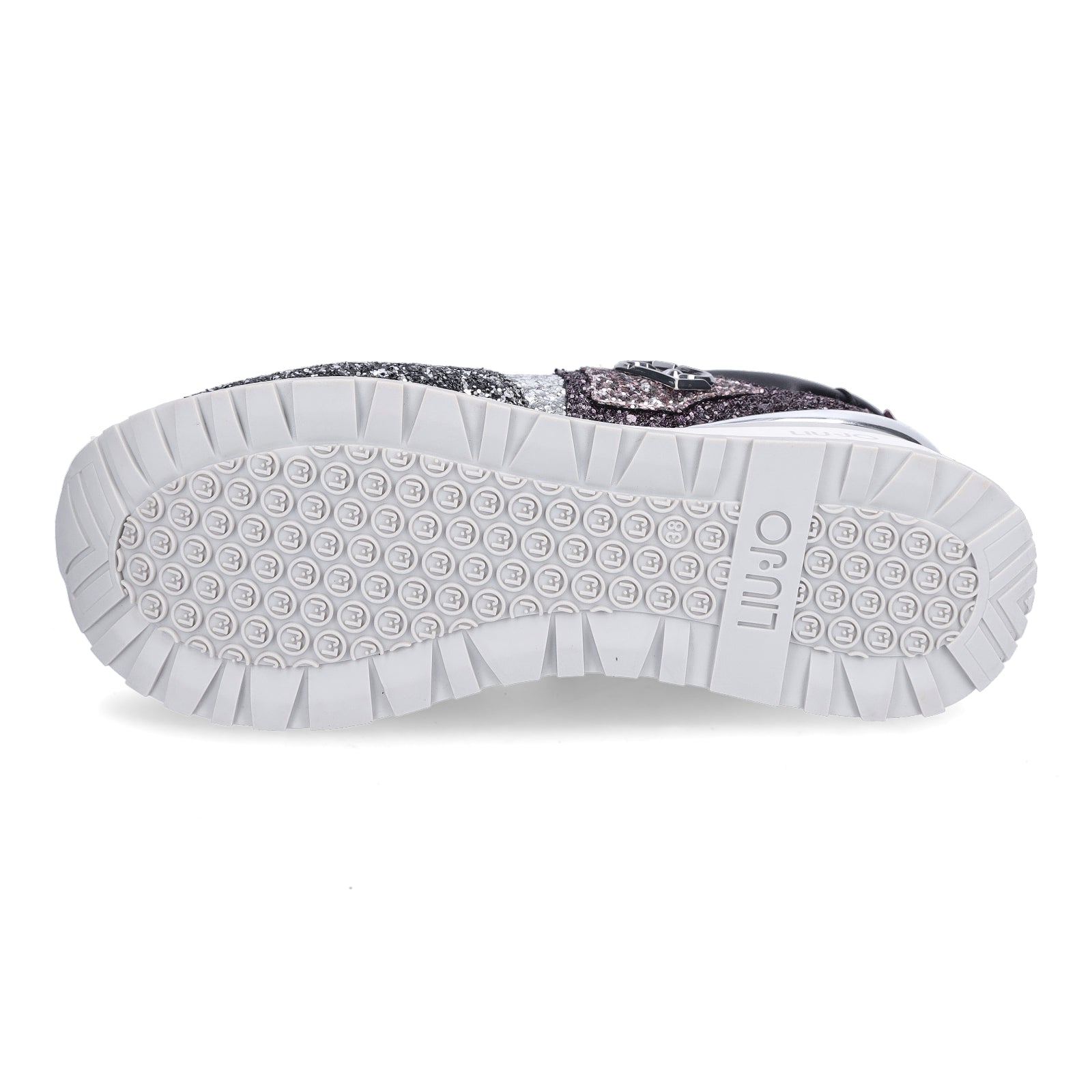 Liu Jo Damen Sneaker Maxi Wonder 01 silber schwarz