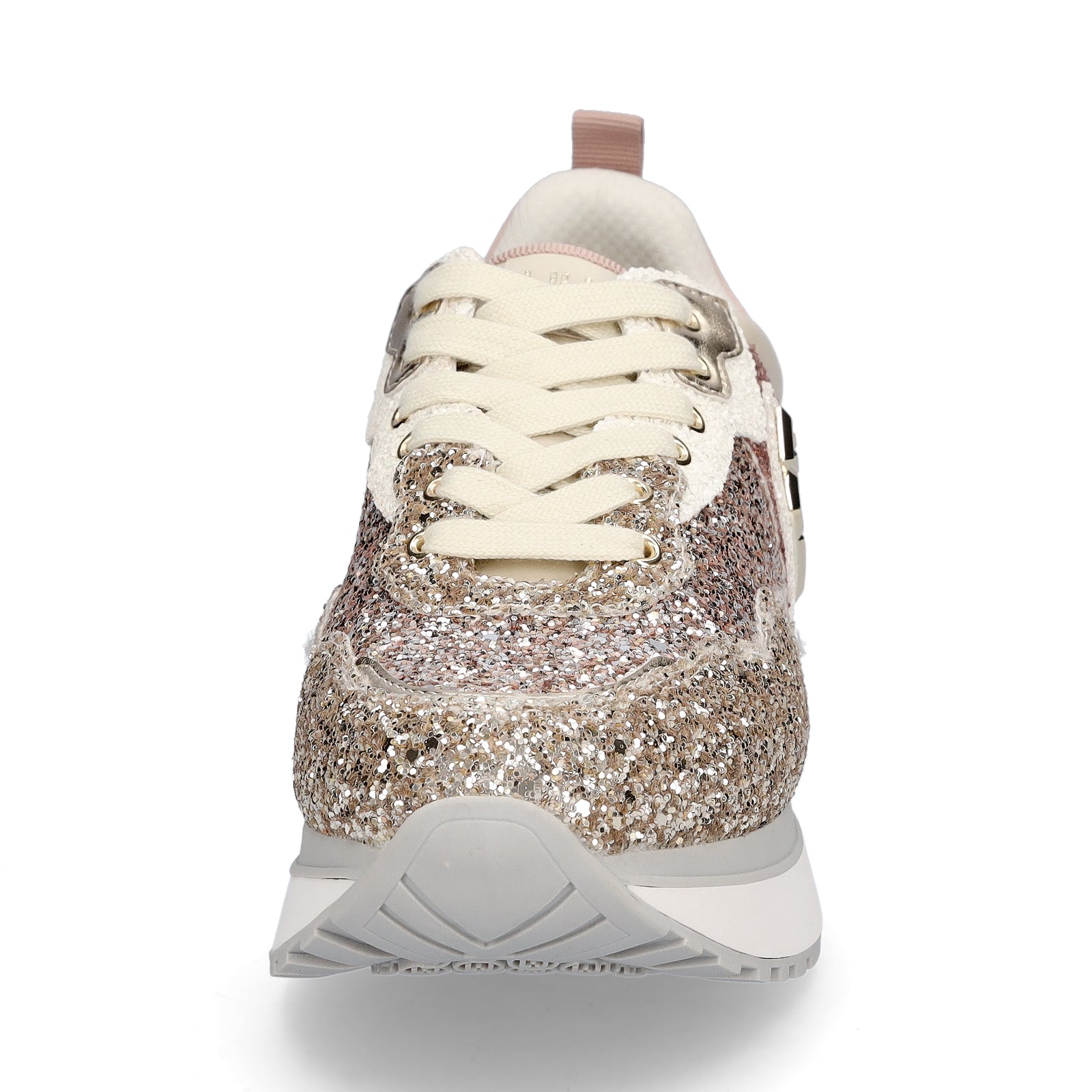 Liu Jo Damen Sneaker Maxi Wonder 01 gold kupfer