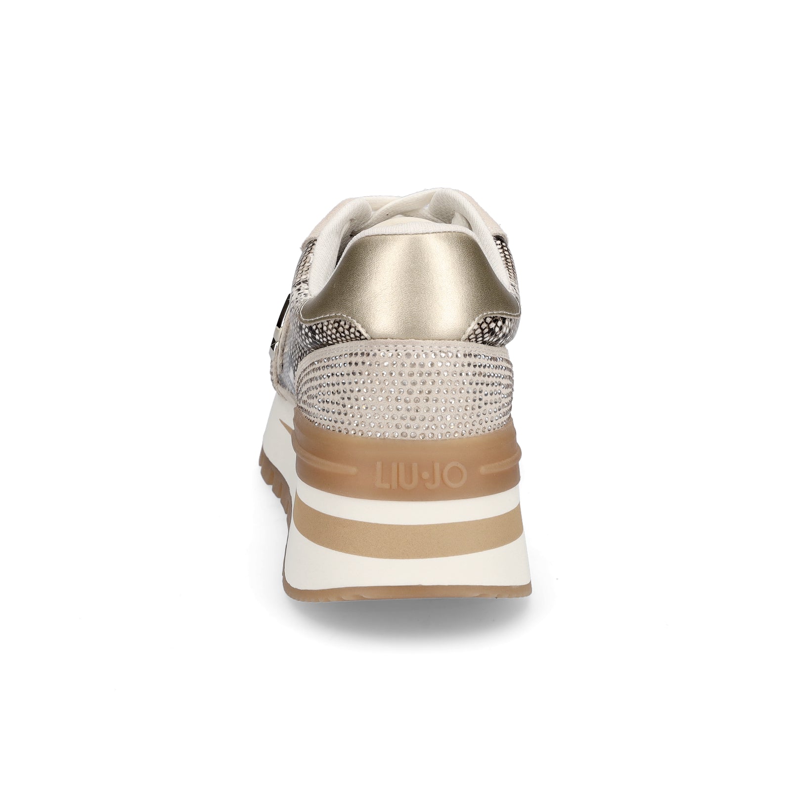 Liu Jo Damen Sneaker Amazing 25 beige metallic