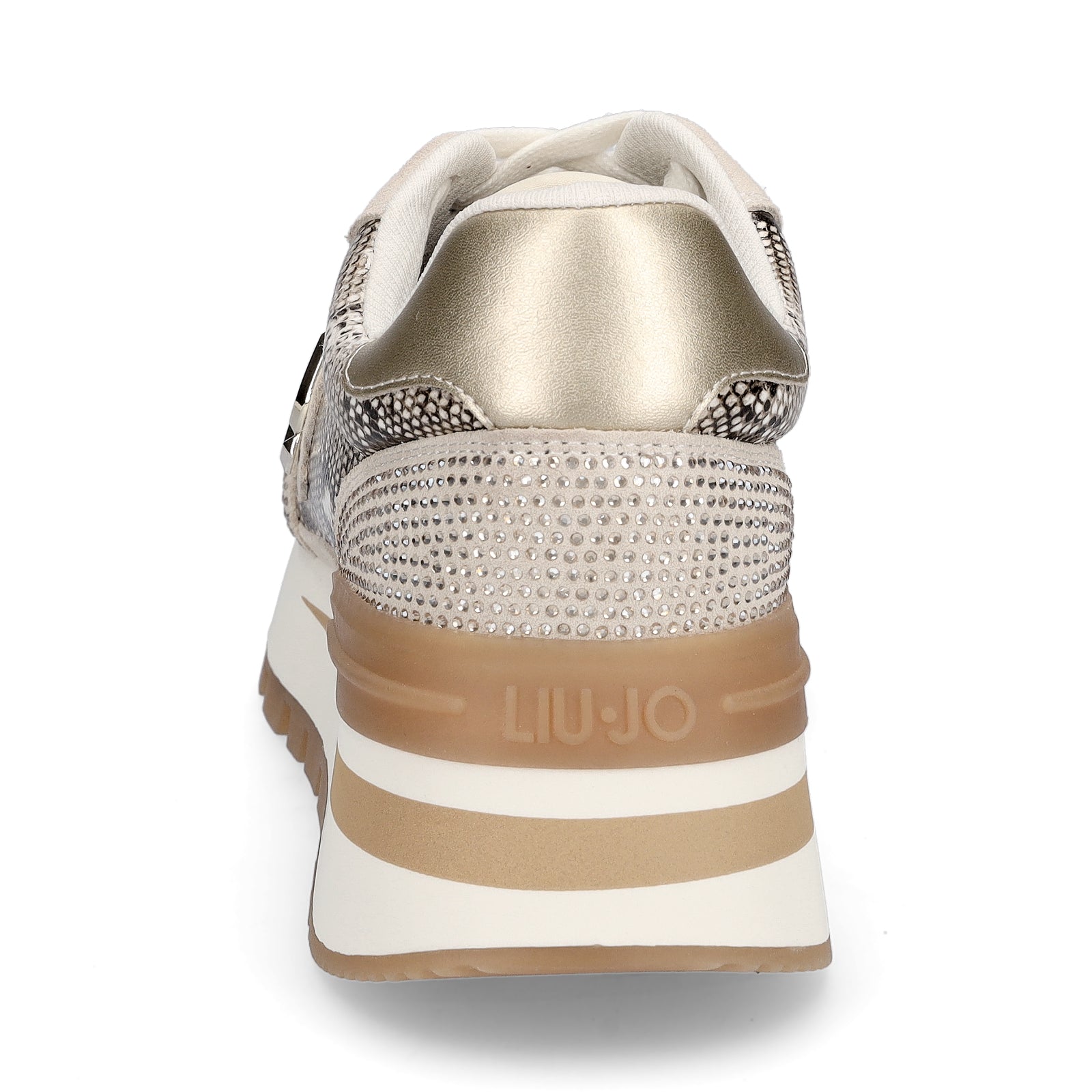 Liu Jo Damen Sneaker Amazing 25 beige metallic