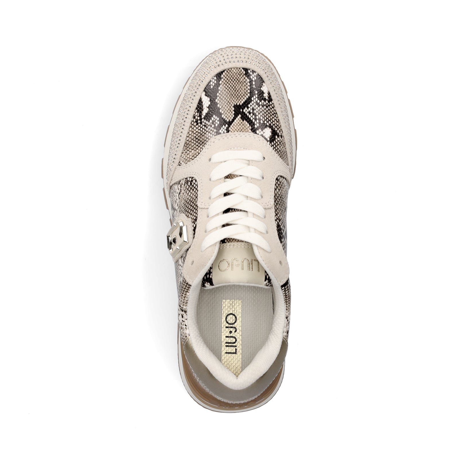 Liu Jo Damen Sneaker Amazing 25 beige metallic