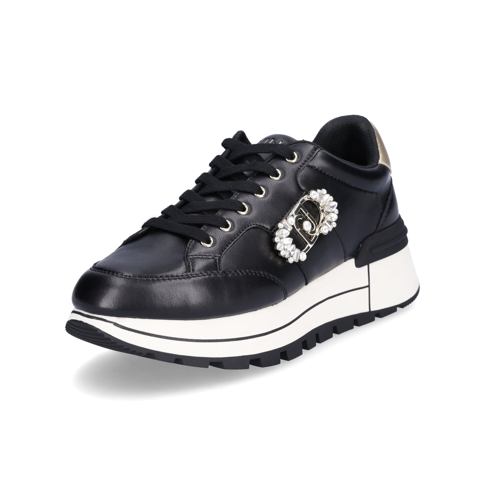 Liu Jo Damen Sneaker Amazing 41 schwarz metallic