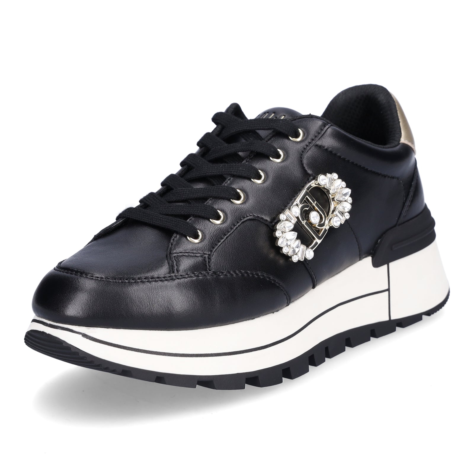 Liu Jo Damen Sneaker Amazing 41 schwarz metallic