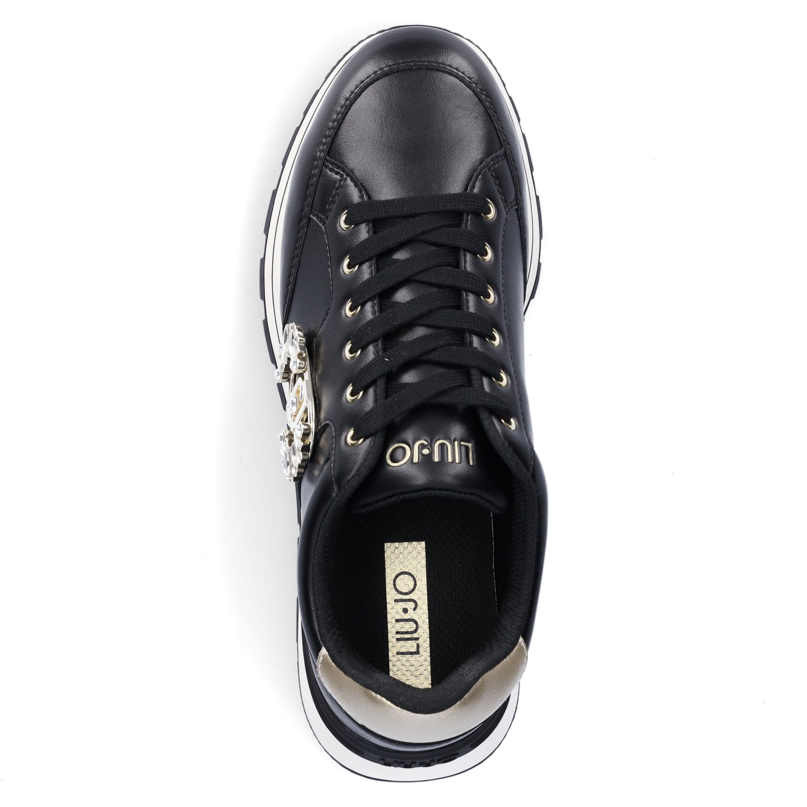 Liu Jo Damen Sneaker Amazing 41 schwarz metallic