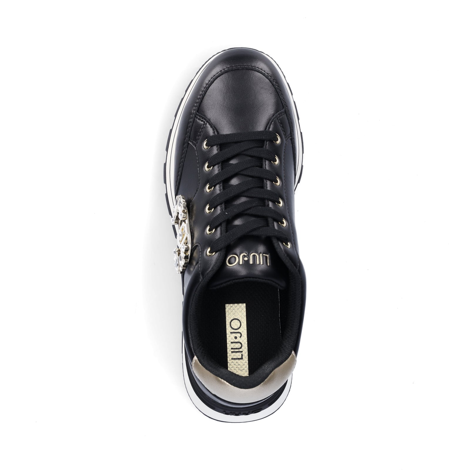 Liu Jo Damen Sneaker Amazing 41 schwarz metallic