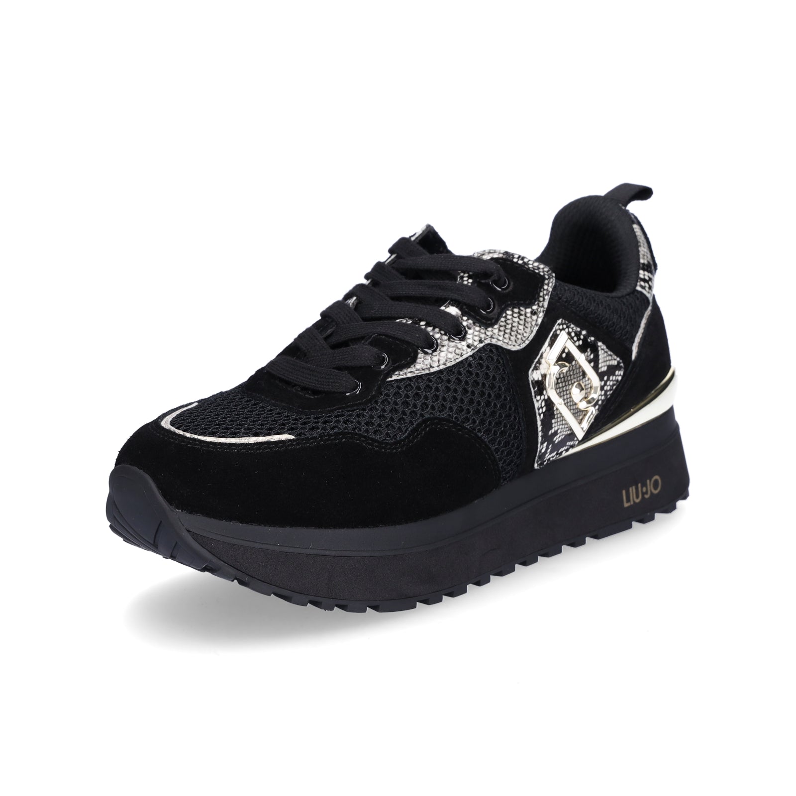 Liu Jo Damen Sneaker Maxi Wonder 01 schwarz