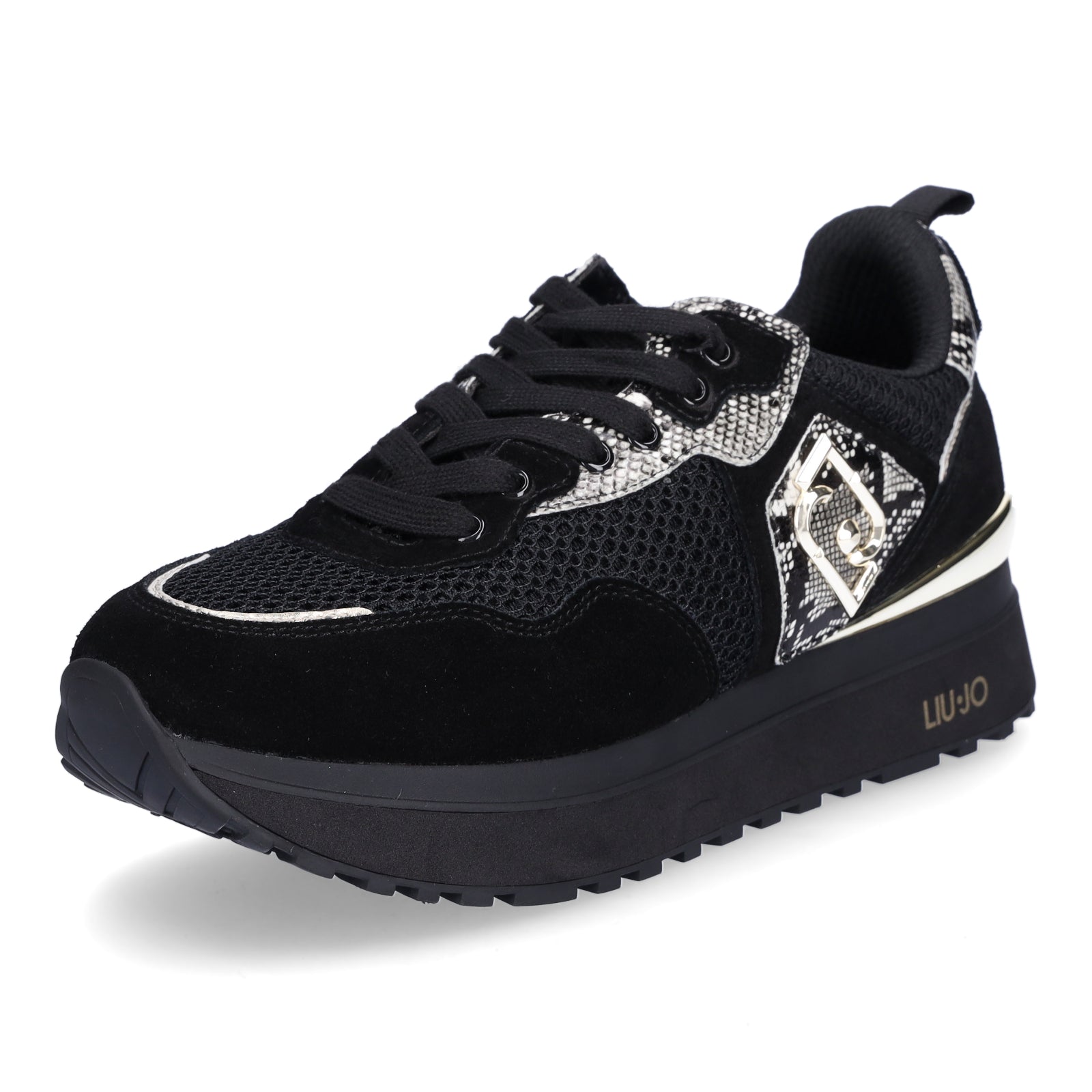 Liu Jo Damen Sneaker Maxi Wonder 01 schwarz