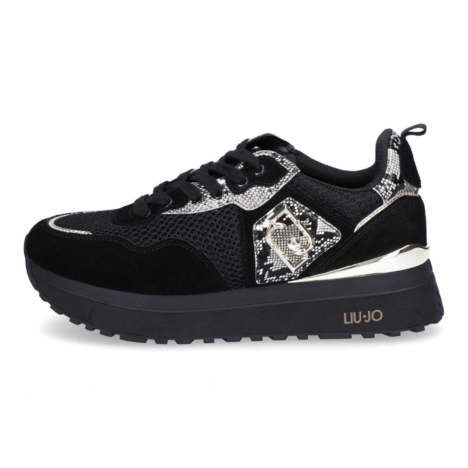 Liu Jo Damen Sneaker Maxi Wonder 01 schwarz