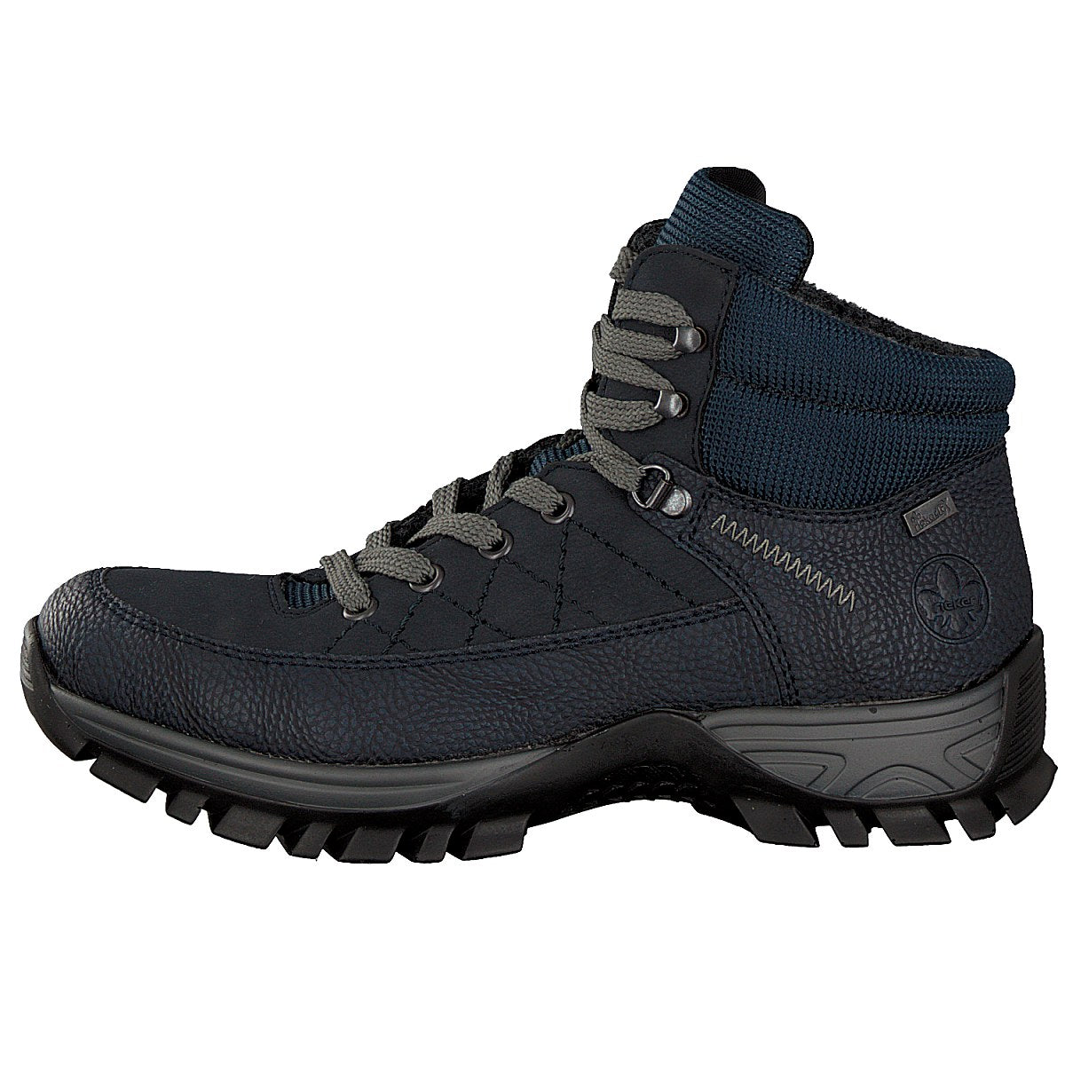 Rieker women's lace-up boot blue