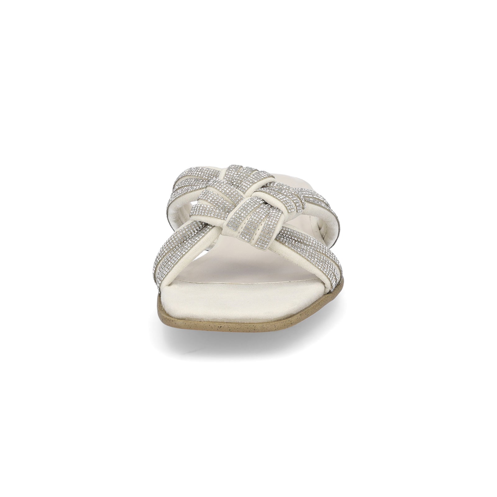 Marco Tozzi by GMK Damen Pantolette creme glitzer
