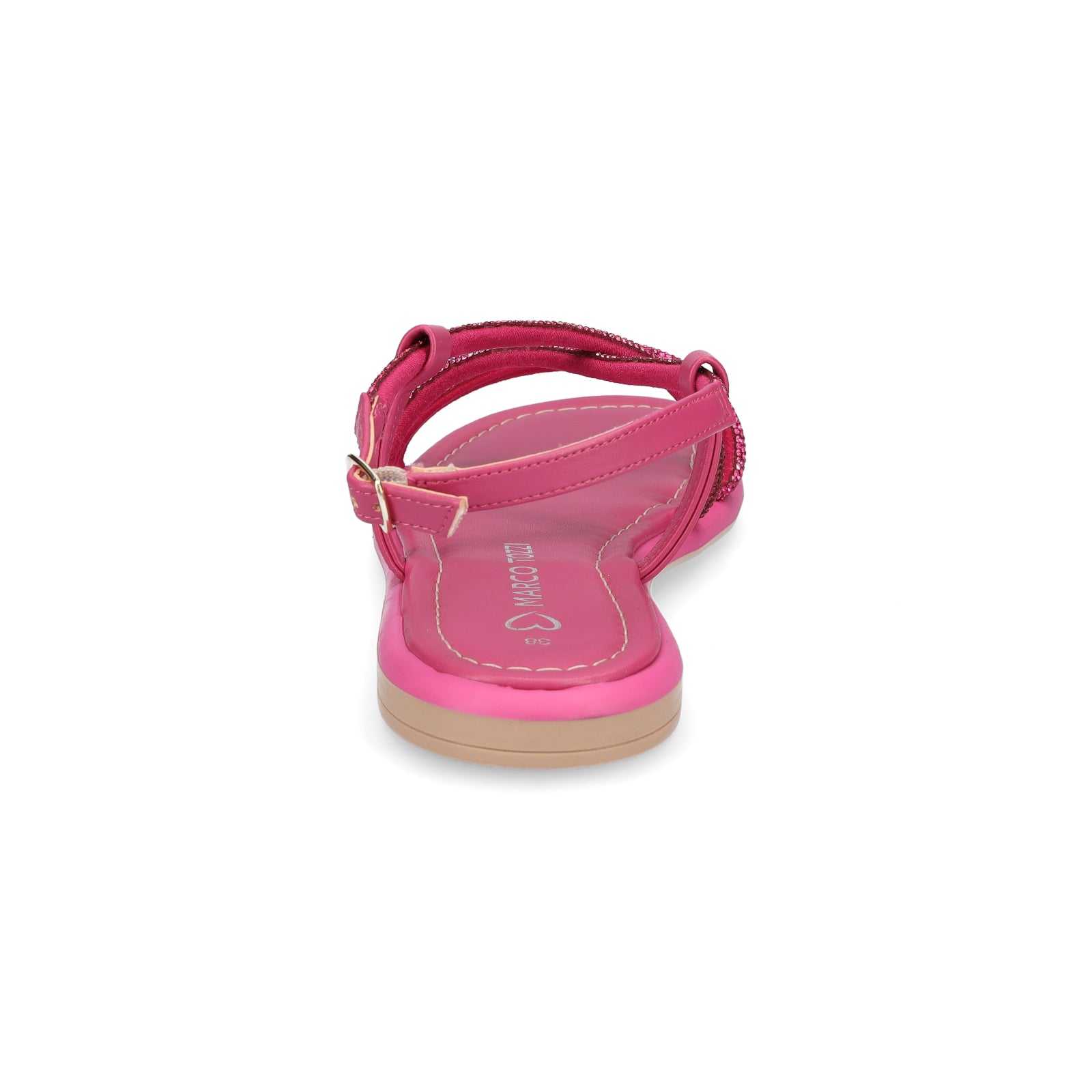 Marco Tozzi Damen Sandale pink Glitzer