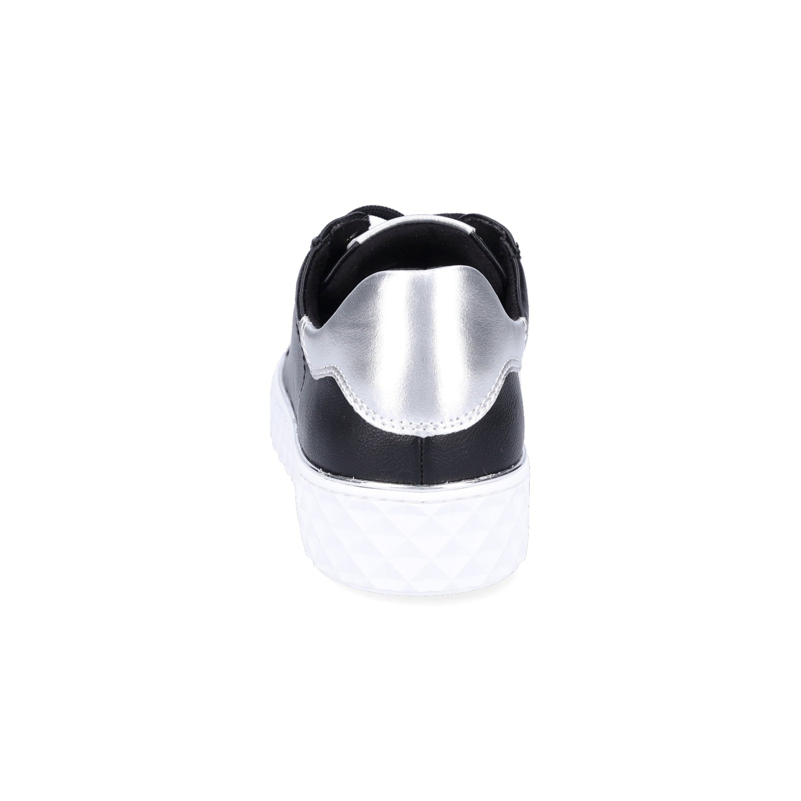 Marco Tozzi women's sneakers black silver