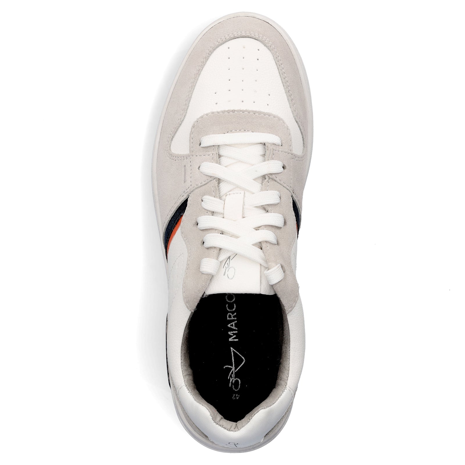 Marco Tozzi by GMK Herren Sneaker offwhite grau