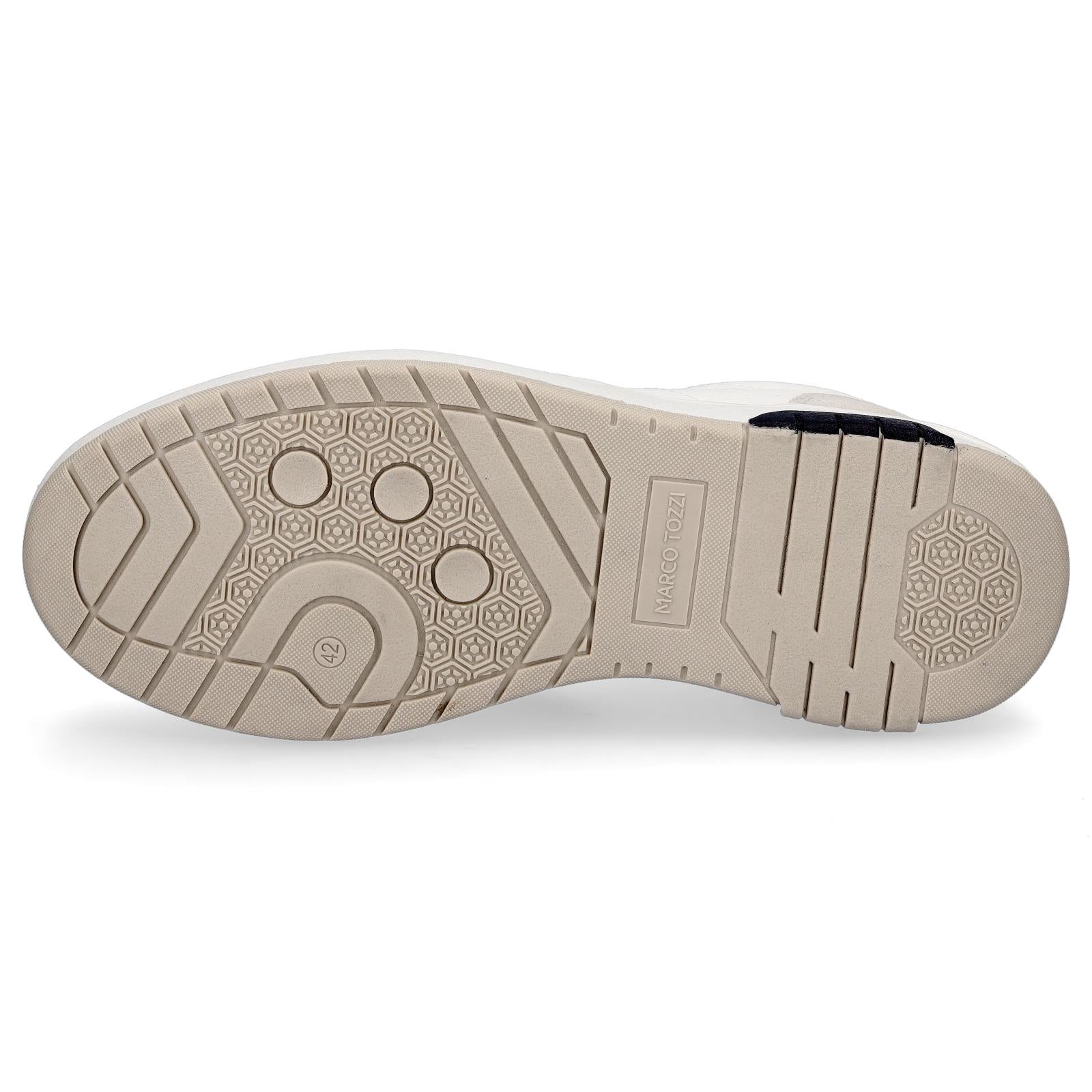 Marco Tozzi by GMK Herren Sneaker offwhite grau