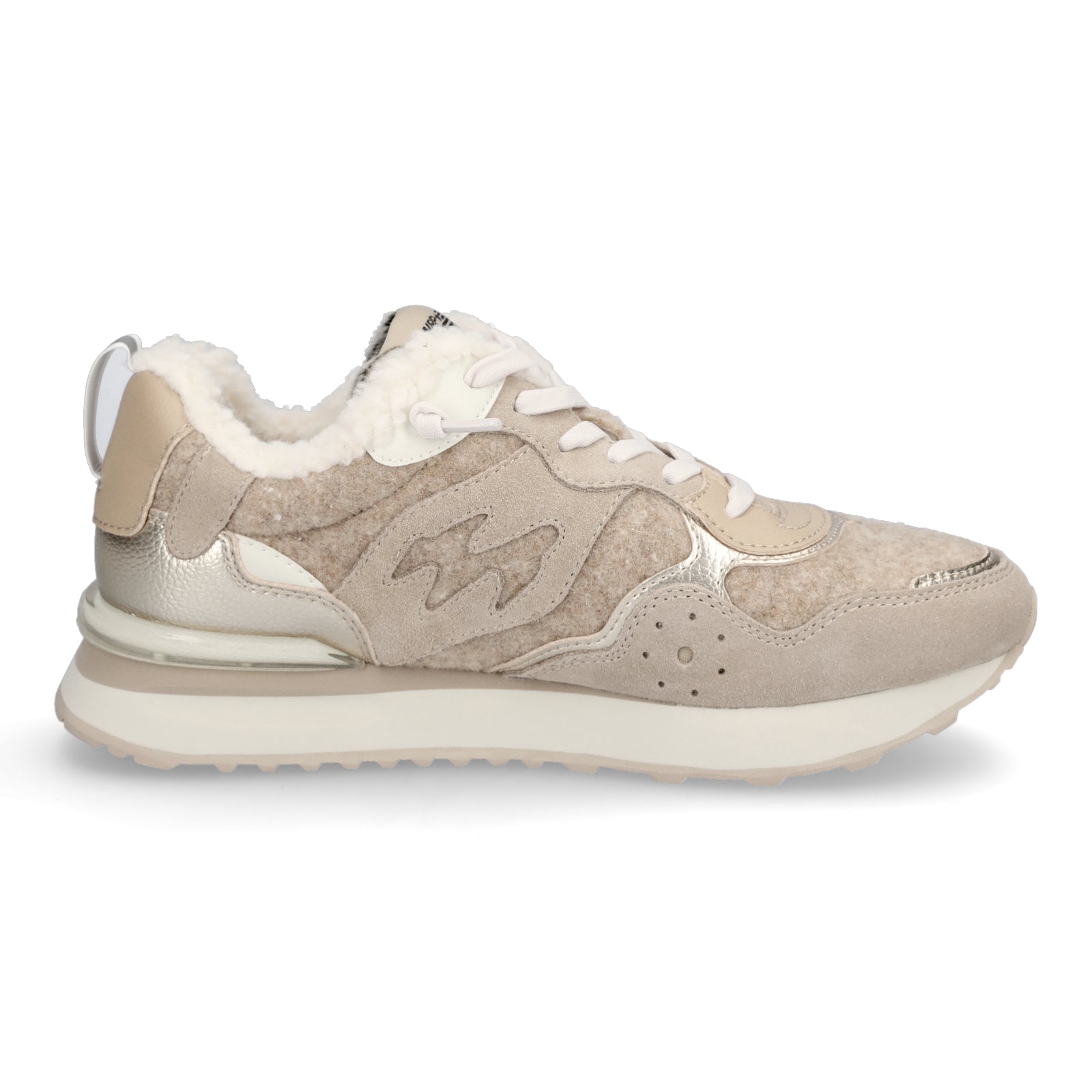 Maripé Damen Sneaker Amsterdam beige gold