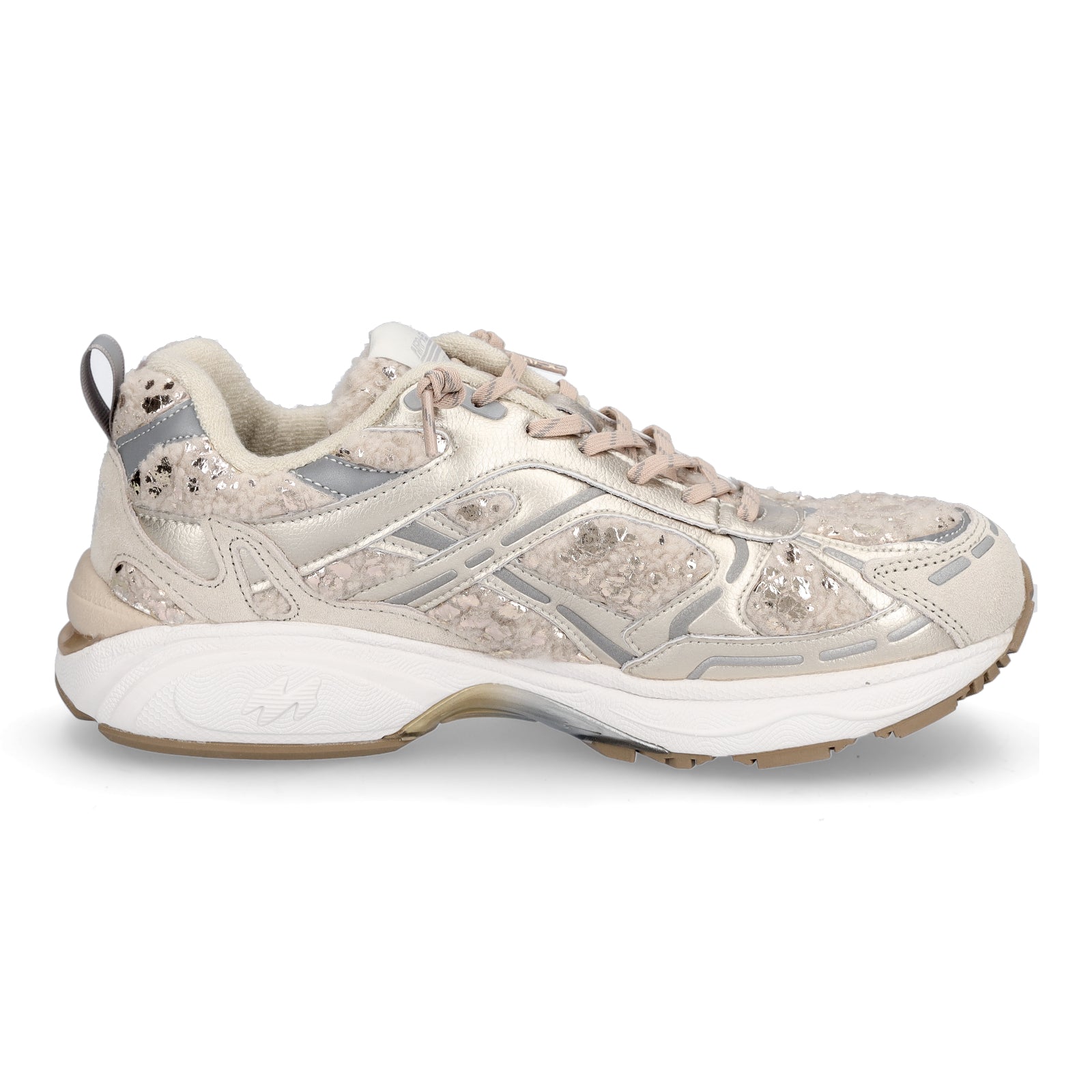 Maripé Damen Sneaker Amsterdam beige combi