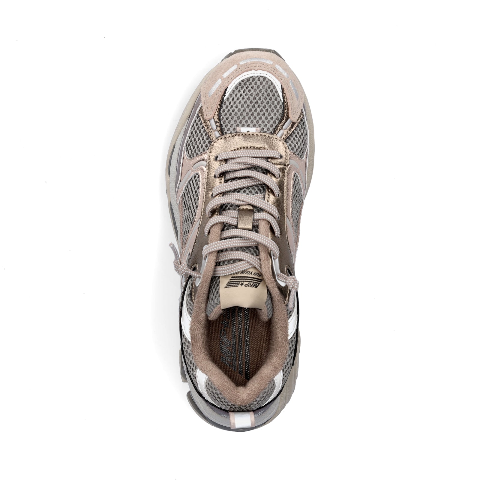 Maripé Damen Sneaker Amsterdam metallic combi