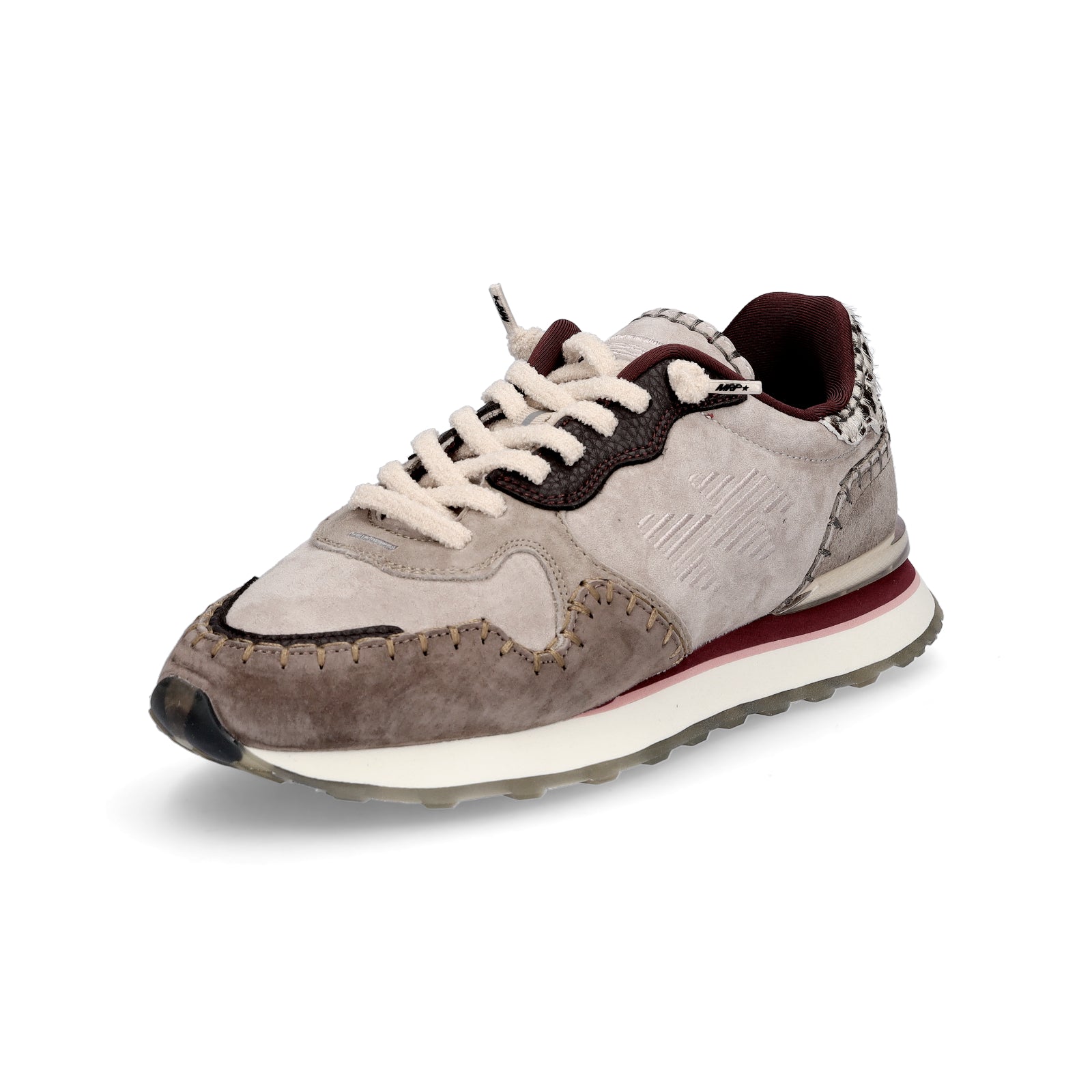 Maripé Damen Sneaker Amsterdam grau taupe