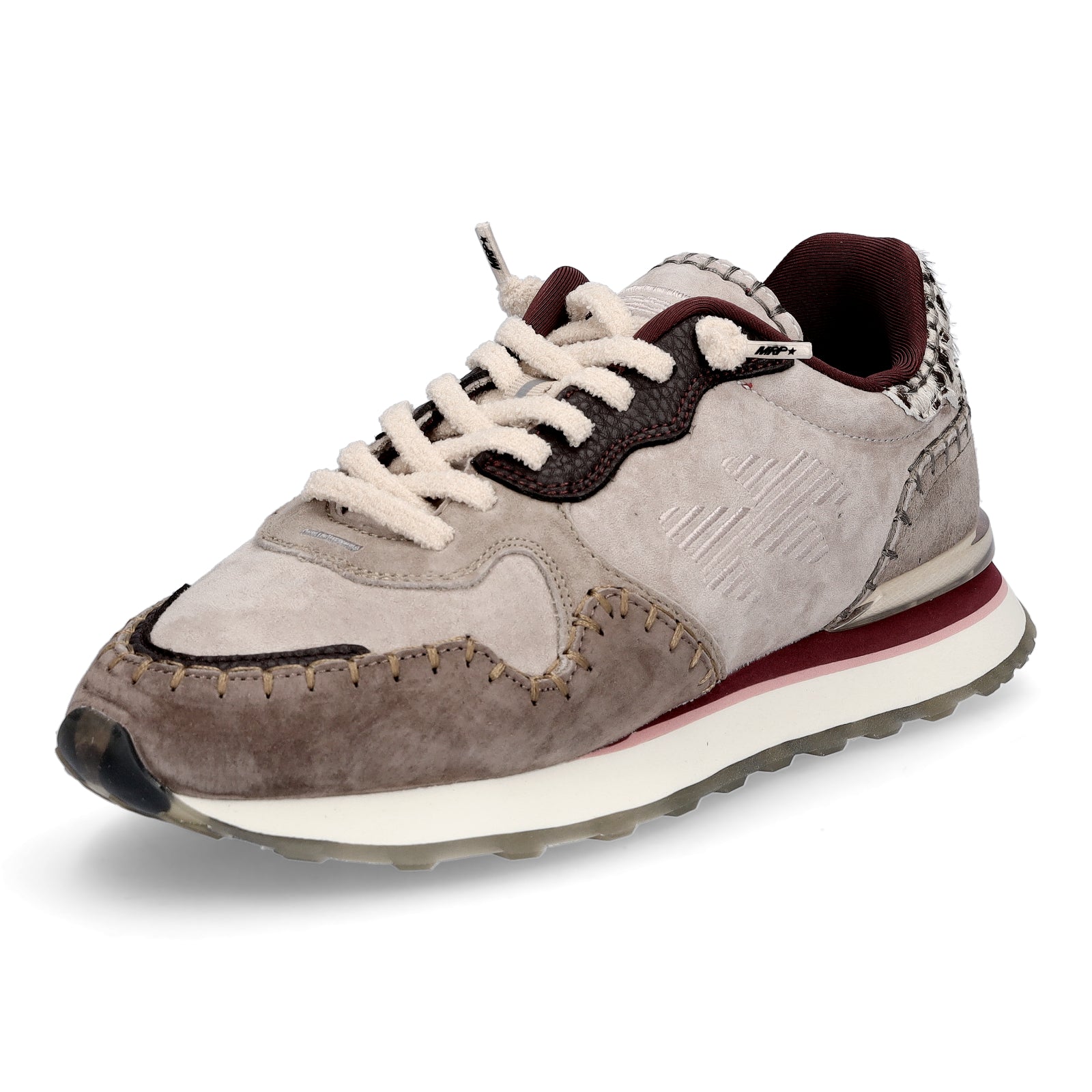 Maripé Damen Sneaker Amsterdam grau taupe