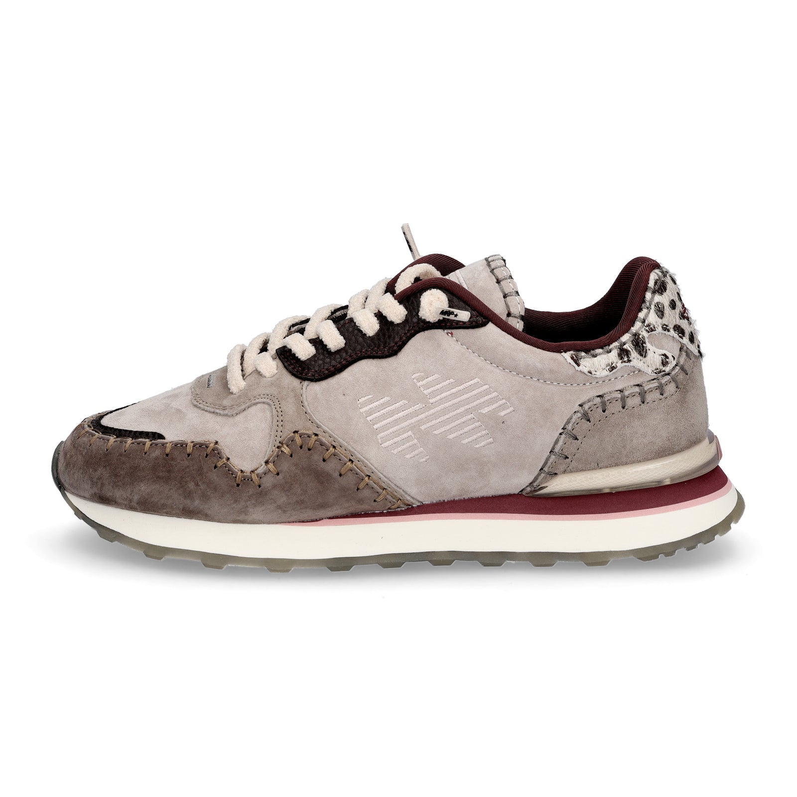 Maripé Damen Sneaker Amsterdam grau taupe