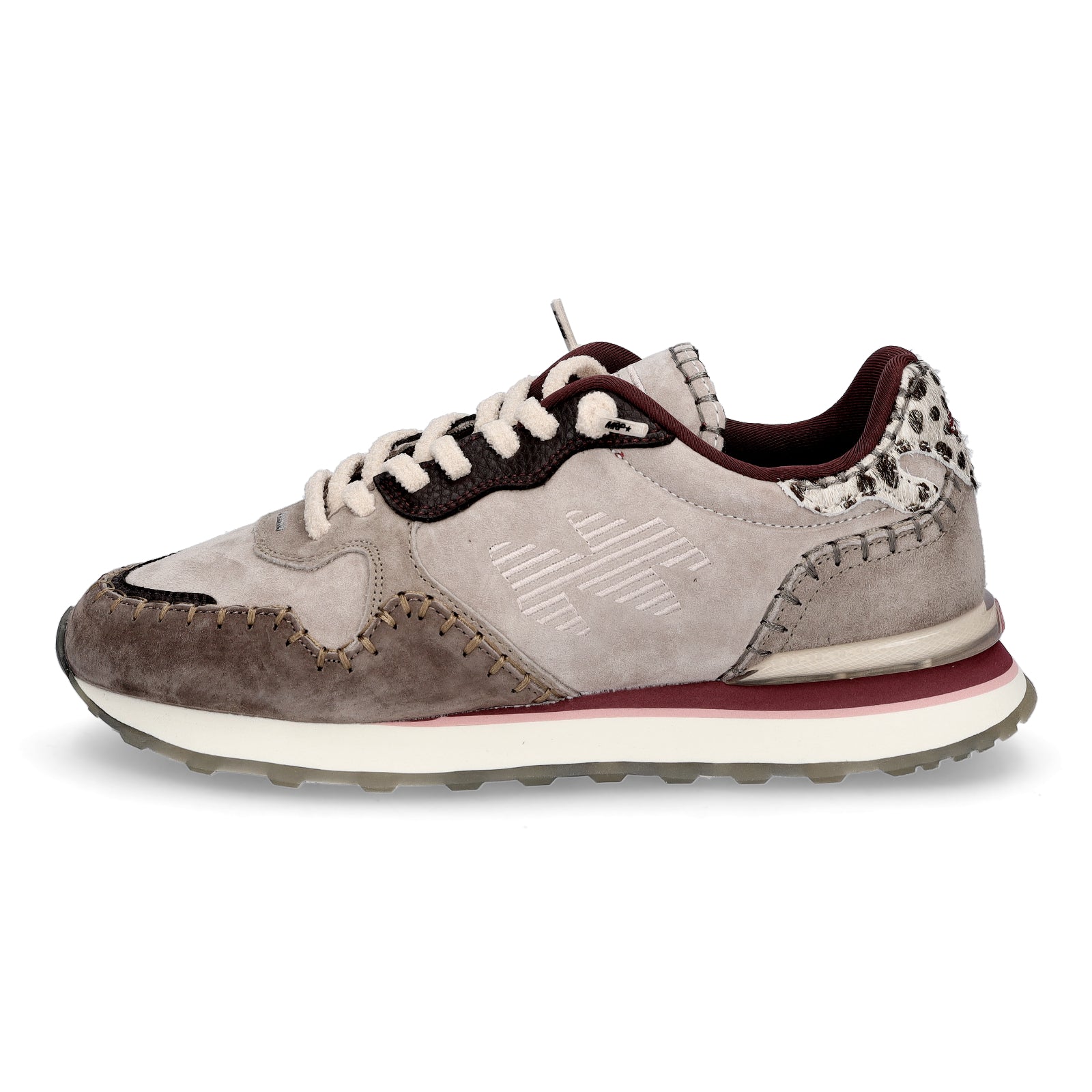 Maripé Damen Sneaker Amsterdam grau taupe