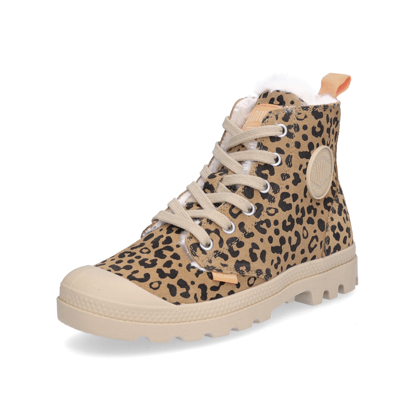 Palladium Damen Sneaker Pampa Hi Zip Wl braun Leo