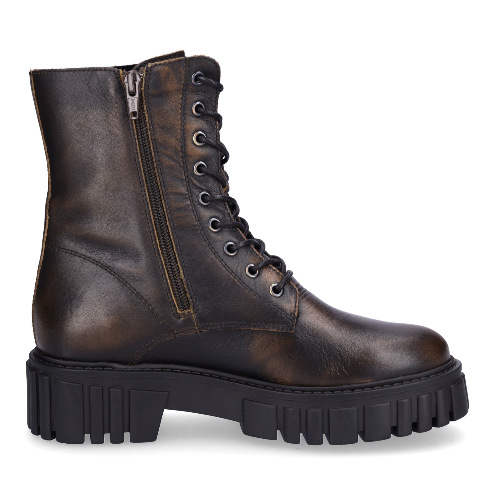 Palpa Damen Schnürstiefelette cognac