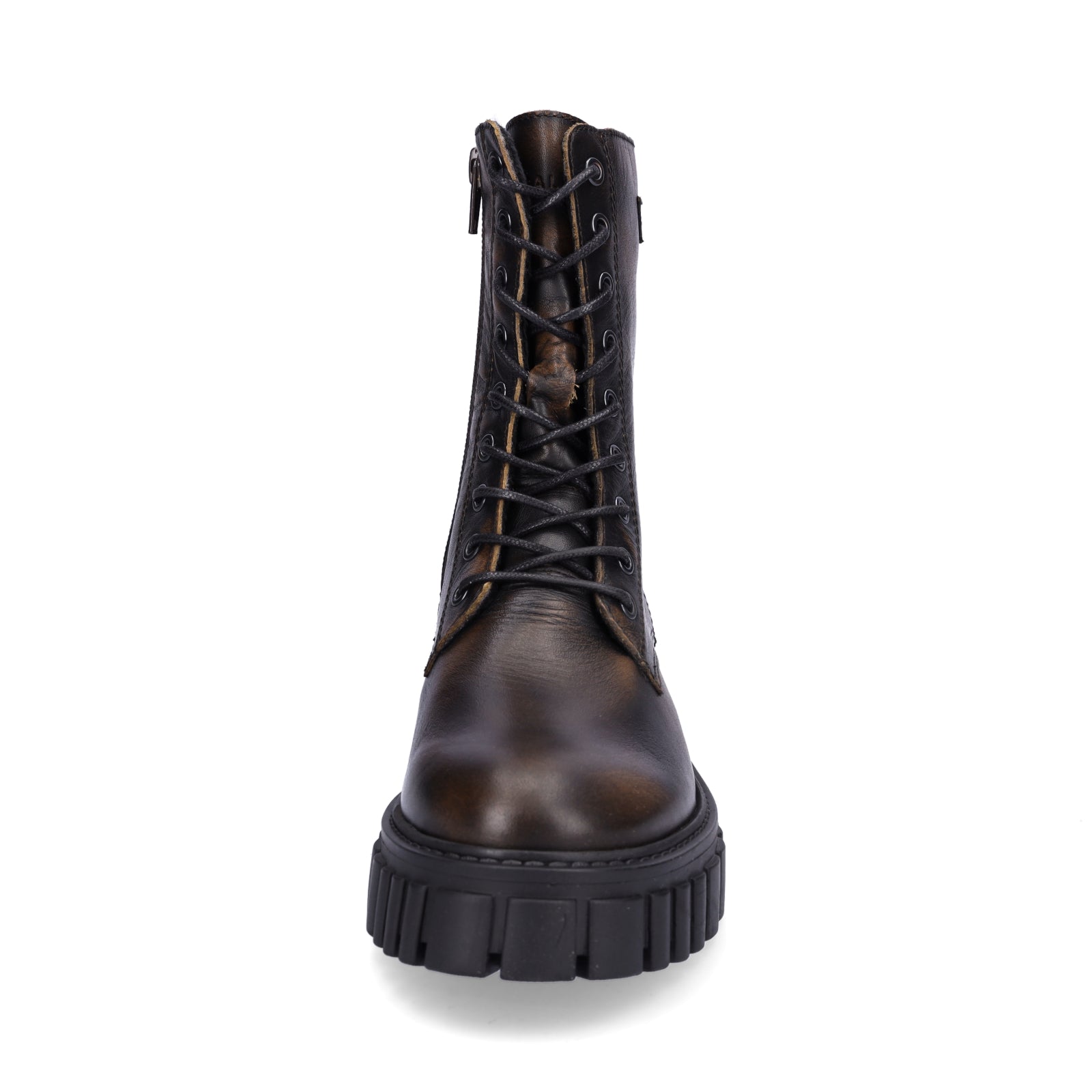Palpa Damen Schnürstiefelette cognac