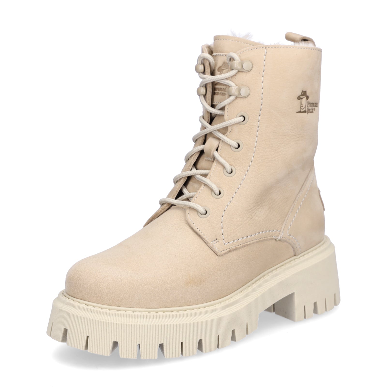 Panama Jack Damen Schnürboot beige