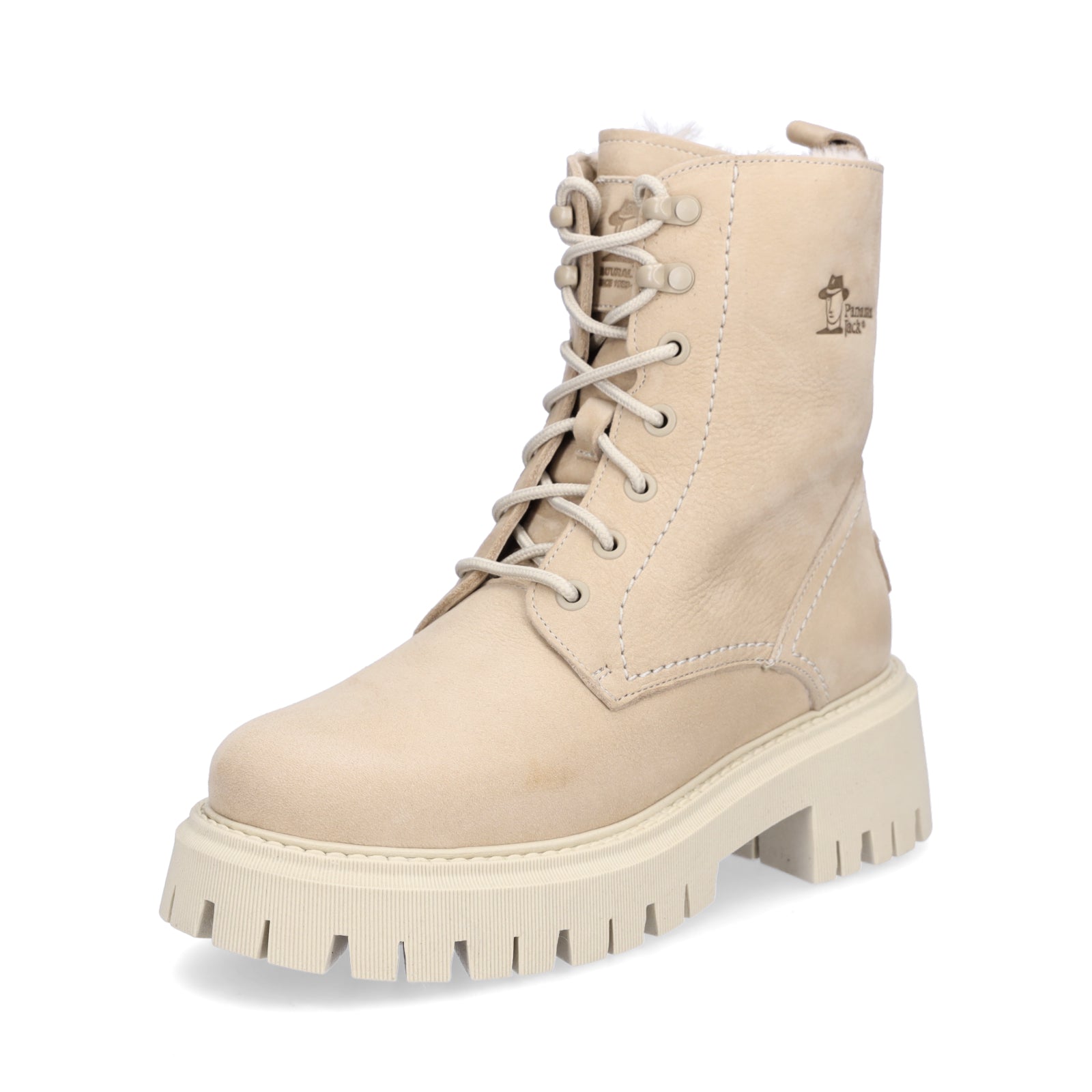 Panama Jack Damen Schnürboot beige
