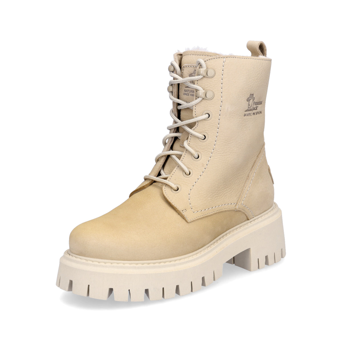 Panama Jack Damen Schnürboot beige