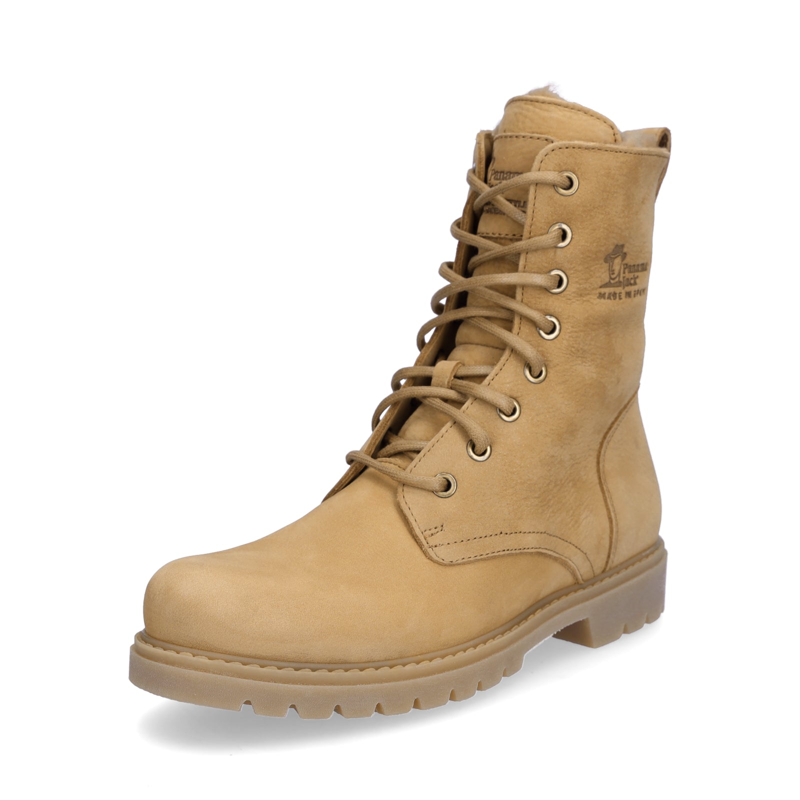 Panama Jack Damen Schnürstiefelette braun